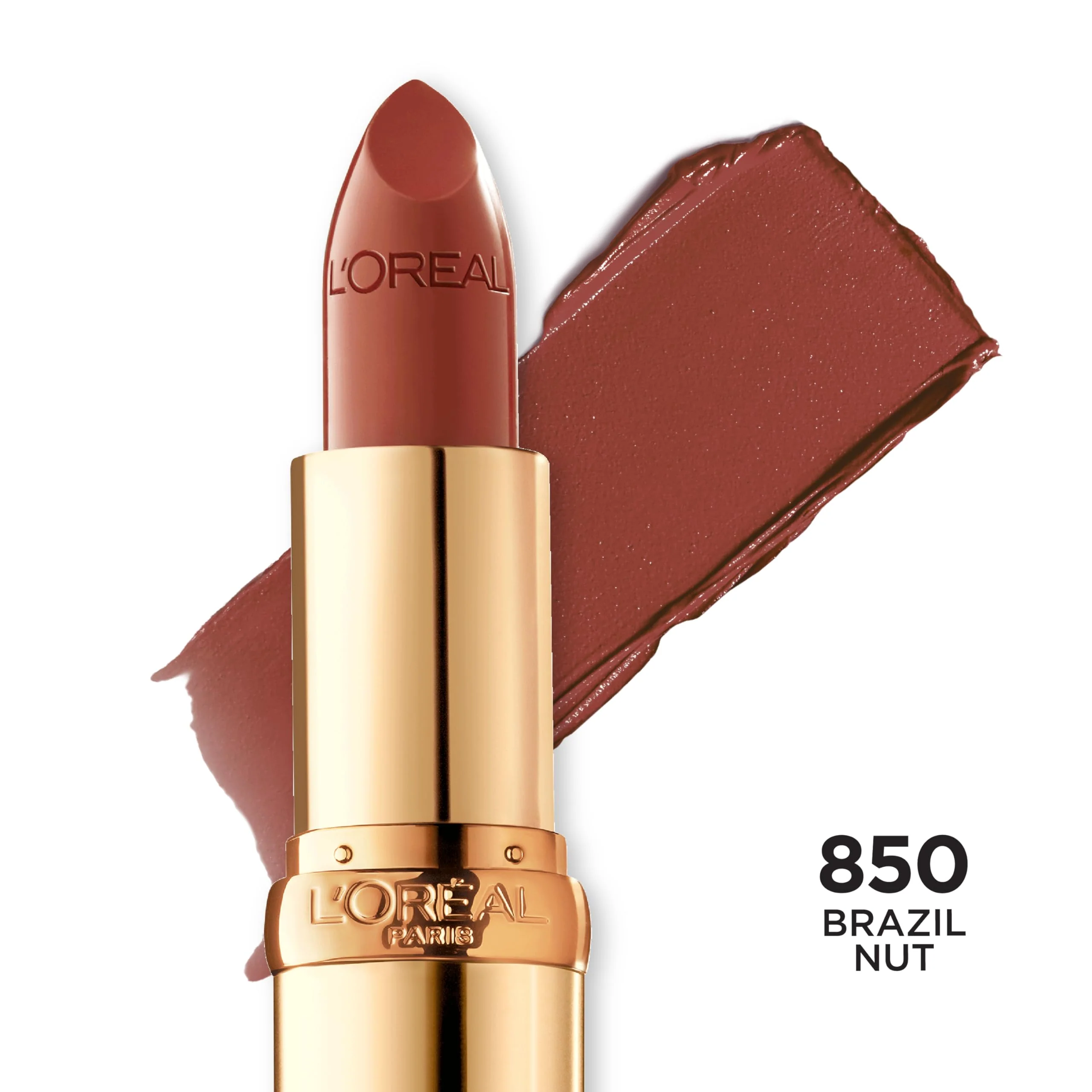 L'Oreal Paris Colour Riche Original Creamy, Hydrating Satin Lipstick with Argan Oil and Vitamin E, Brazil Nut , 1 Count - Image 3