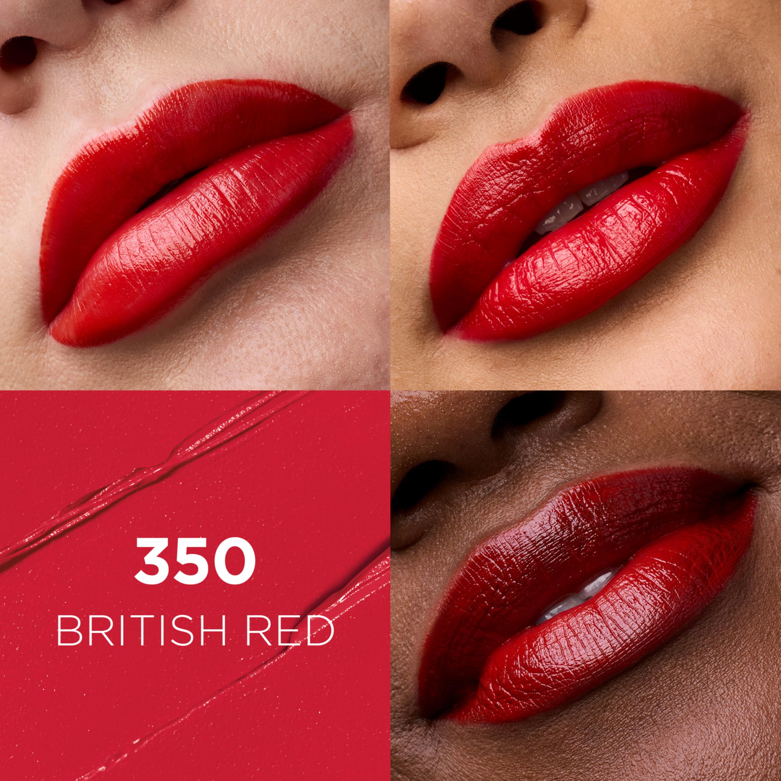 L'Oreal Paris Colour Riche Original Creamy, Hydrating Satin Lipstick with Argan Oil and Vitamin E, British Red , 1 Count - Image 7