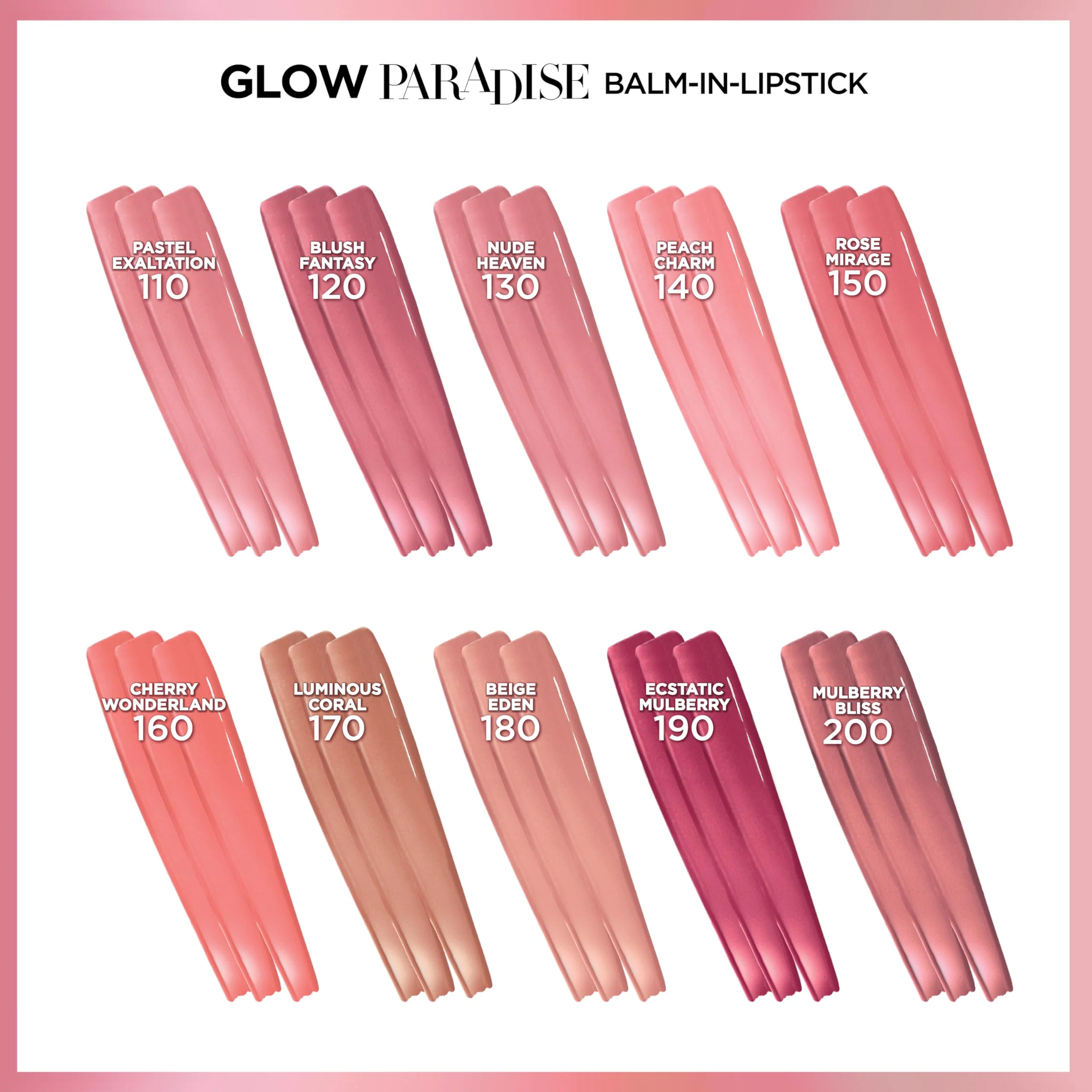 L'Oreal Paris Glow Paradise Hydrating Balm-in-Lipstick with Pomegranate Extract, Mulberry Bliss, 0.1 Oz - Image 4