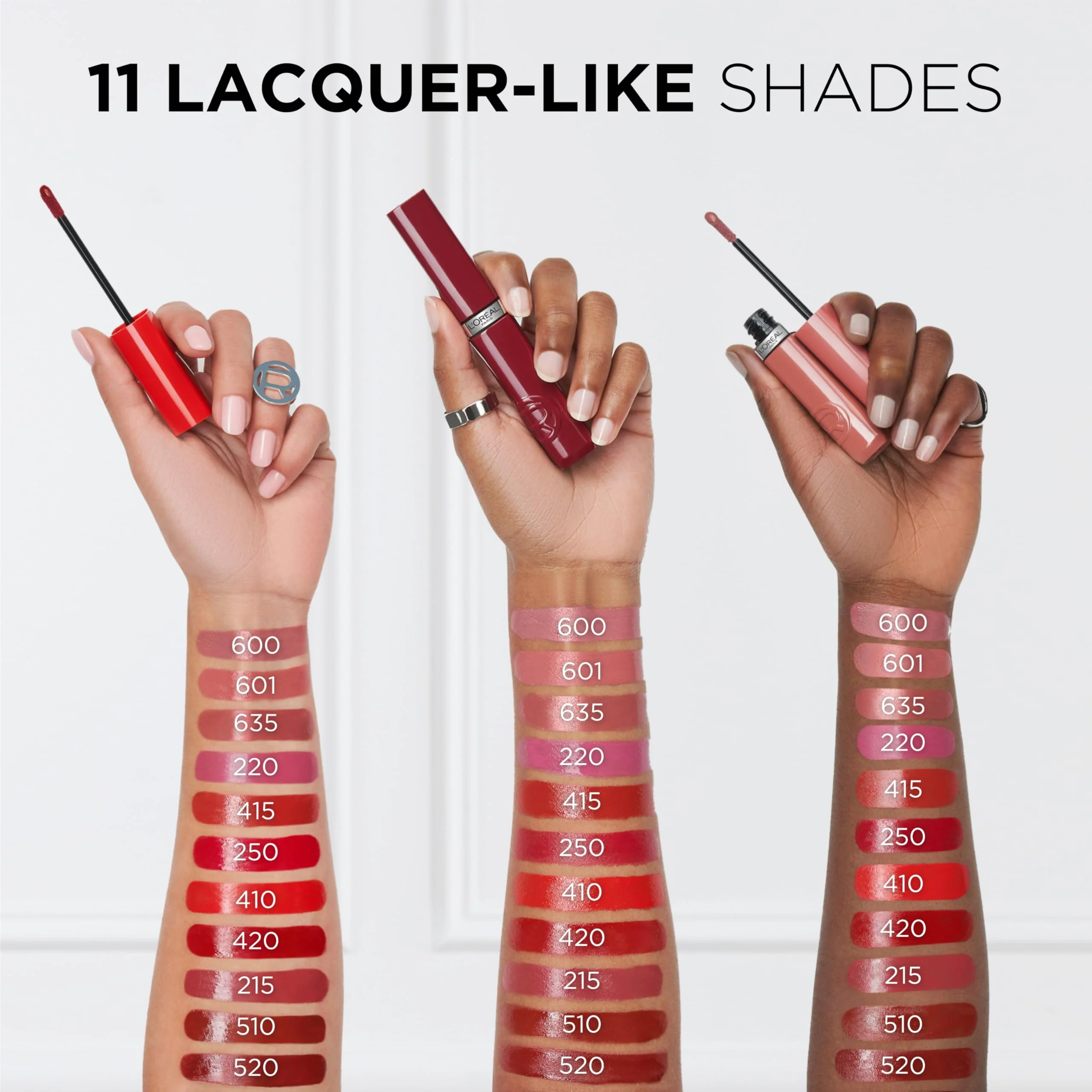 L'Oreal Paris Infallible Lacque Resistance Liquid Lipstick, 16HR Long Lasting Lip Makeup with Lacquer-Like Shine and Zero Transfer, 215, Drunk In Rose - Image 20
