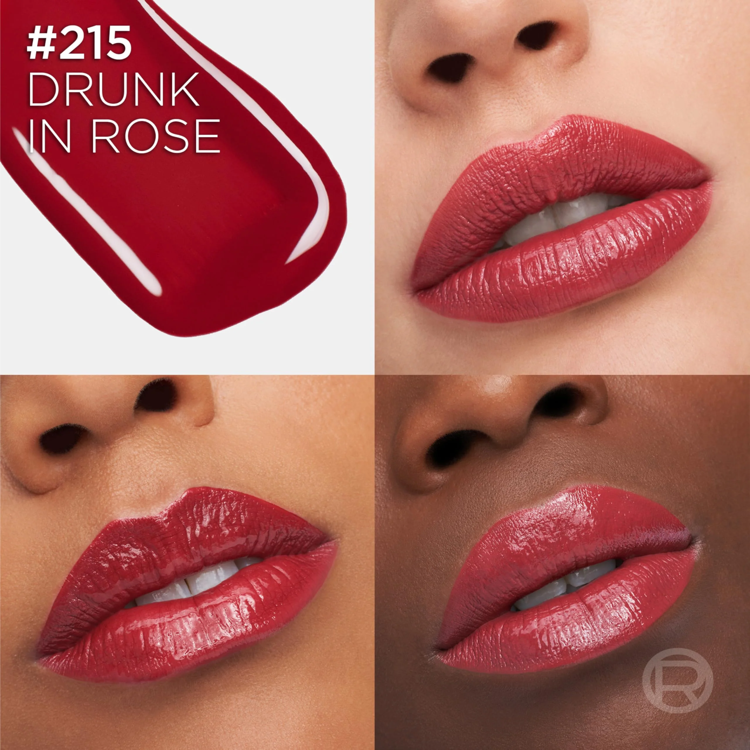 L'Oreal Paris Infallible Lacque Resistance Liquid Lipstick, 16HR Long Lasting Lip Makeup with Lacquer-Like Shine and Zero Transfer, 215, Drunk In Rose - Image 22