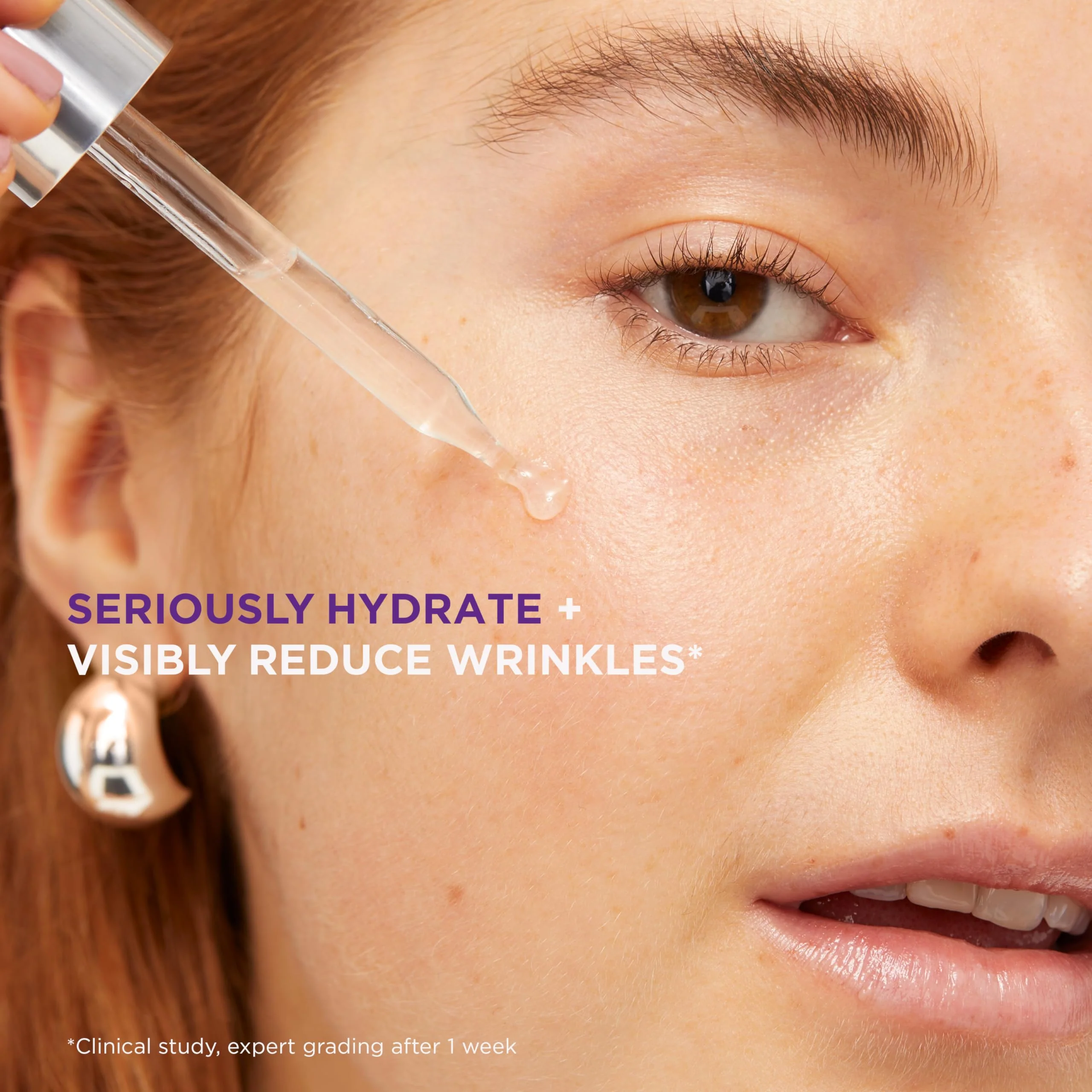 L'Oreal Paris Revitalift 1.5% Pure Hyaluronic Acid Face Serum, Hydrate & Reduce Wrinkles, Fragrance Free 1.7 oz - Image 6