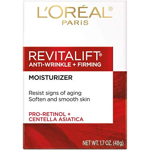L'Oreal Paris Revitalift Anti-Wrinkle and Firming Face and Neck Moisturizer, Pro Retinol 1.7 oz - Image 7