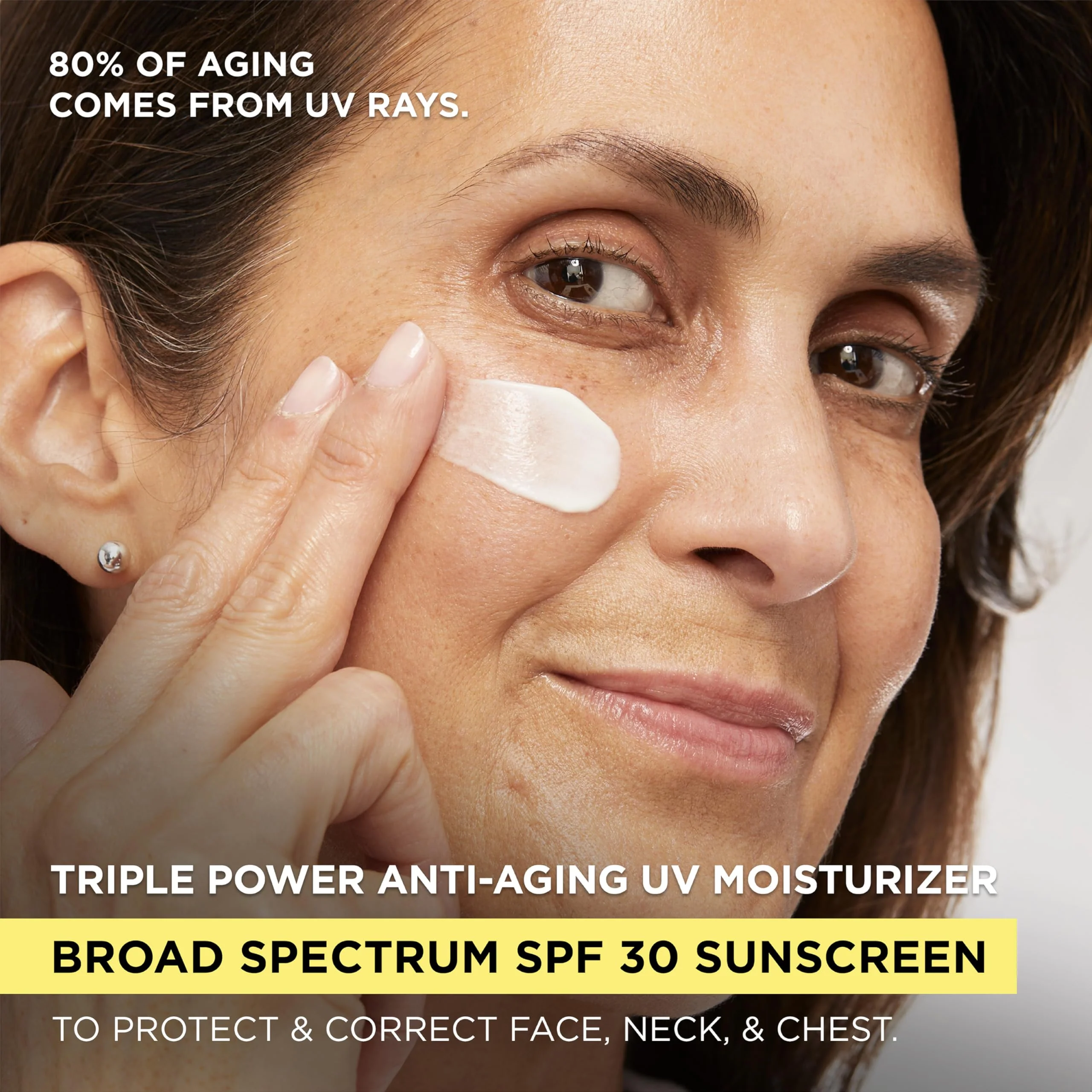 L'Oreal Paris Revitalift Triple Power Face and Neck Moisturizer, Anti Aging Face Cream with Broad Spectrum SPF 30, Pro-Retinol, Hyaluronic Acid and Vitamin C, 1 Kit - Image 3