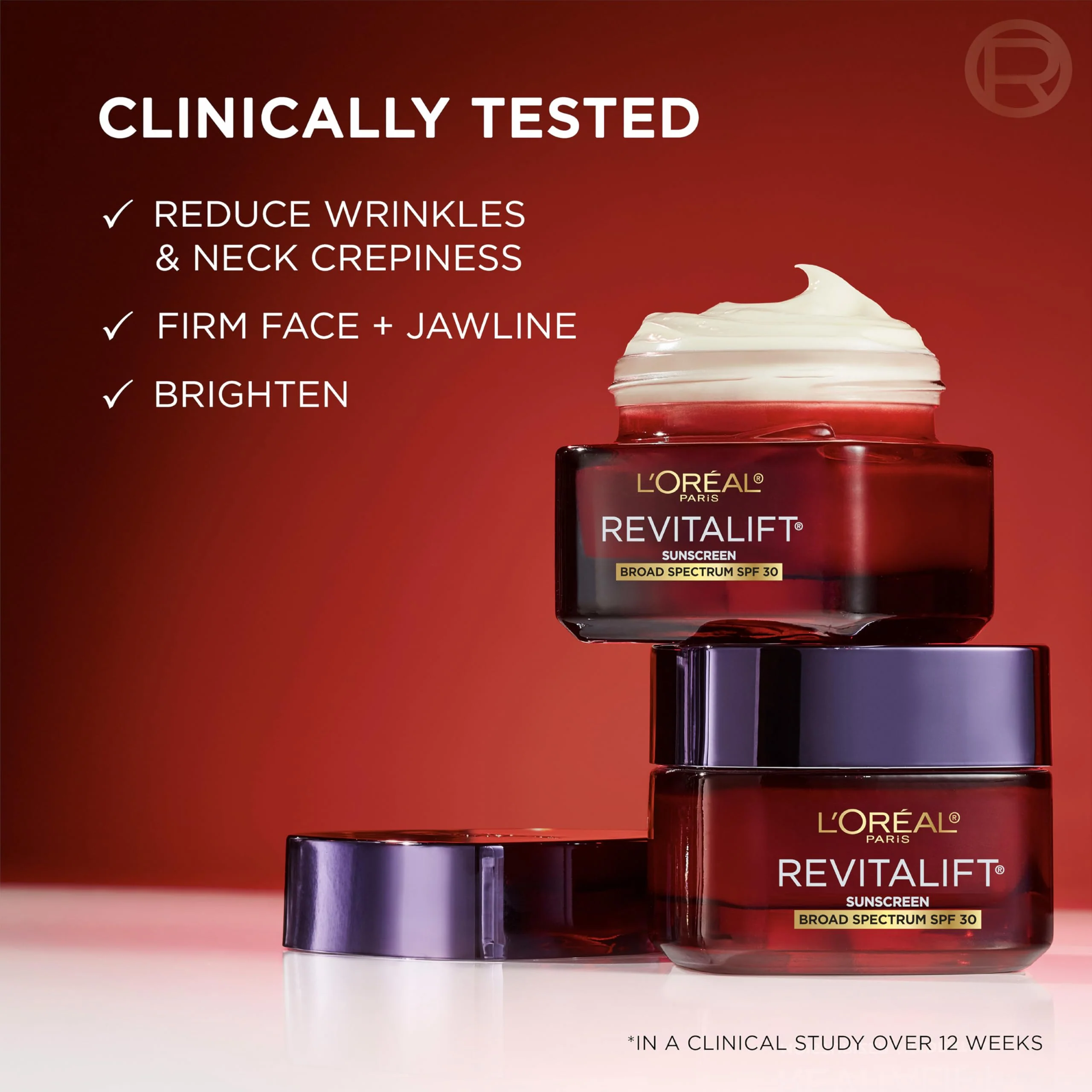 L'Oreal Paris Revitalift Triple Power Face and Neck Moisturizer, Anti Aging Face Cream with Broad Spectrum SPF 30, Pro-Retinol, Hyaluronic Acid and Vitamin C, 1 Kit - Image 5
