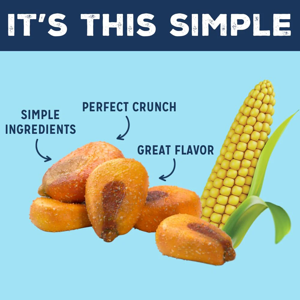 LOVE CORN Family Favorite Sea Salt, BBQ, Salt & Vinegar, Cheddar | Delicious Crunchy Corn Snacks | .07oz x 20 Gluten Free, Vegan Bags | Convenient for Lunch Boxes, Commuting & Office Snacks - Image 4