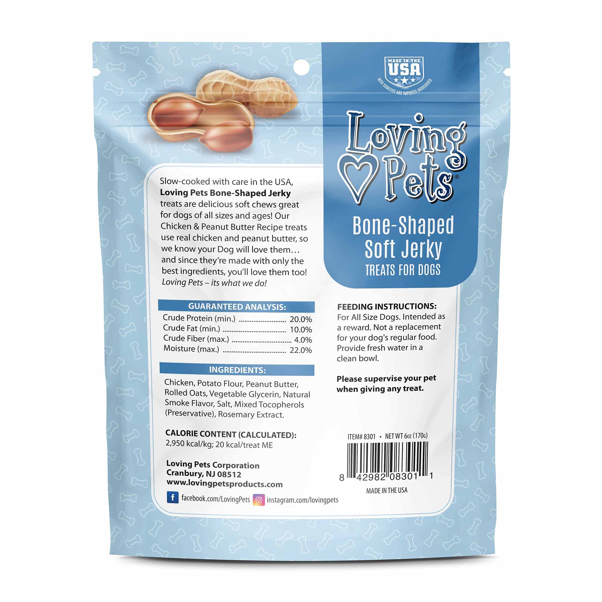 Loving Pets Soft Jerky Dog Treats – Real USA-Sourced Meat Dog Snacks for Training, Puppies & Everyday Reward – Soft, Chewy Dog Treats for Small, Medium & Large Dogs – Wheat & Corn Free - Image 7