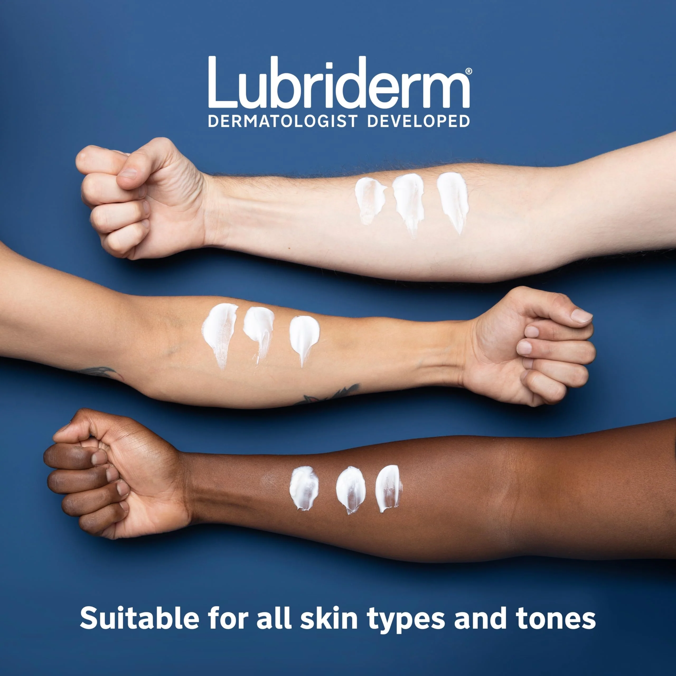 Lubriderm Fragrance Free Daily Moisture Lotion + Pro-Ceramide, Shea Butter & Glycerin, Face, Hand & Body Lotion for Sensitive Skin, Hydrating Lotion for Healthier-Looking Skin, 24 fl. oz - Image 4