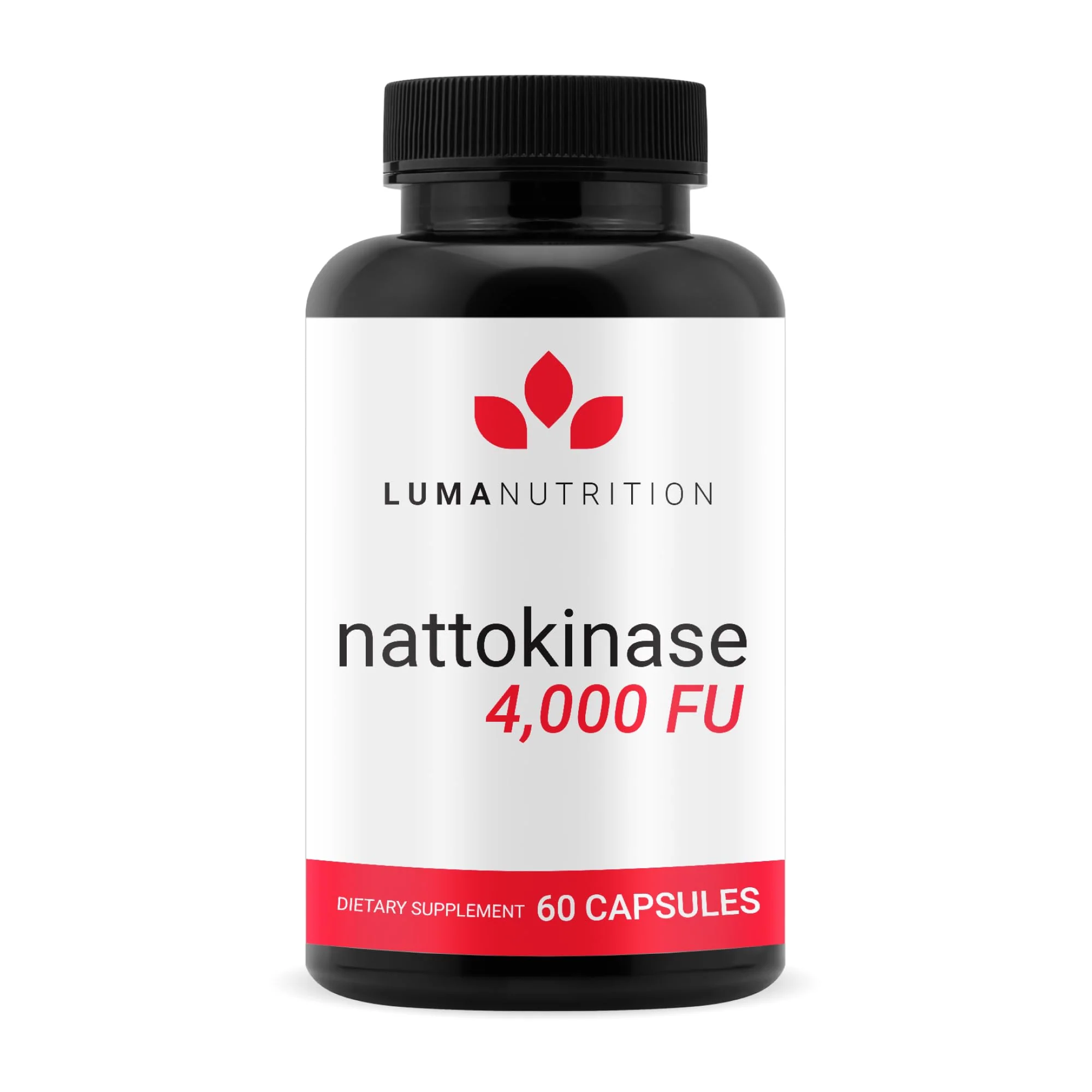Luma Nutrition Nattokinase Supplement - Natto 4000 FU Per Serving, Premium Heart Health Support - Vegan & Gluten Free - 60 Capsules - Made in USA