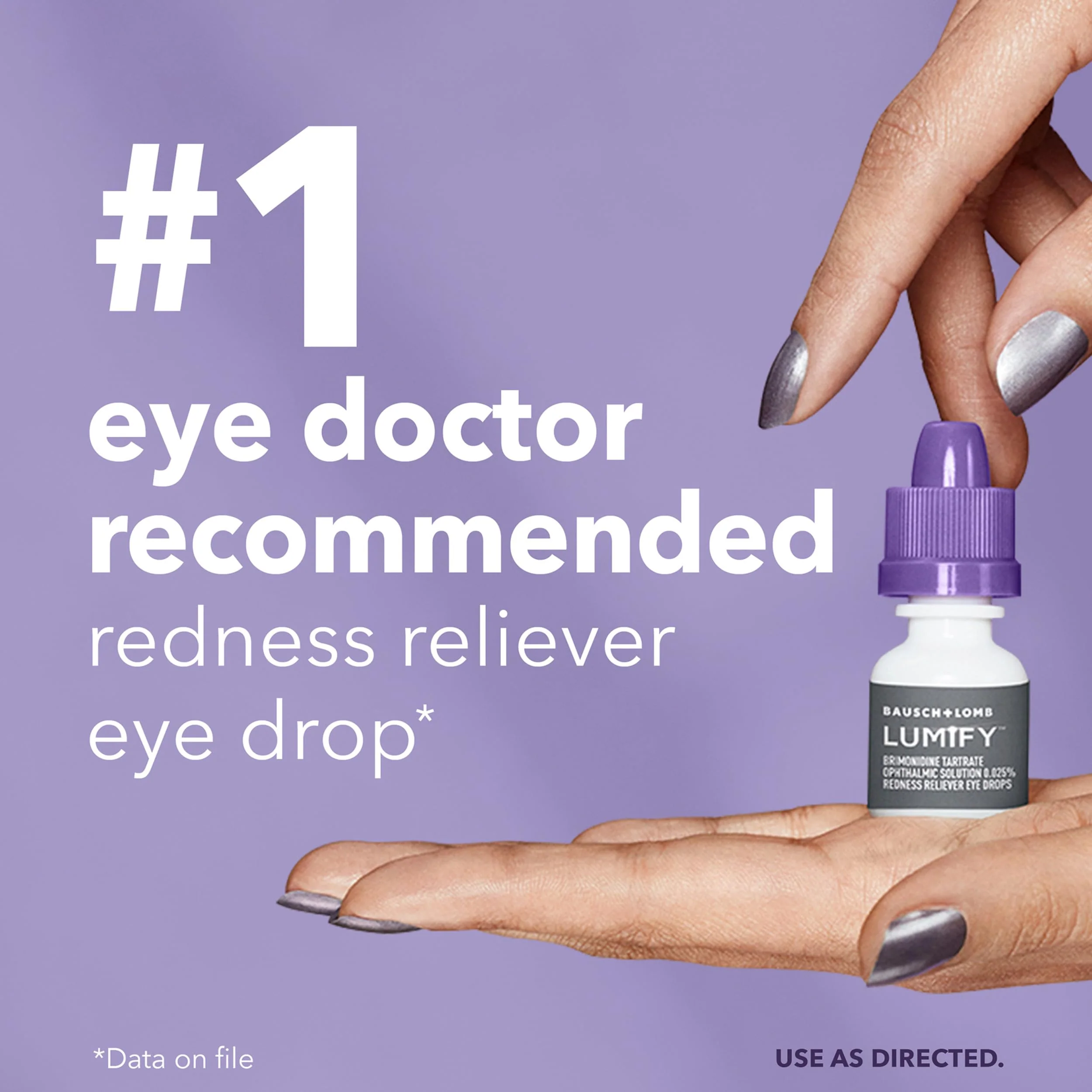 LUMIFY Eye Drops for Red Eyes, Redness Reliever for Brighter Looking Eyes, Works in 1 Minute & Lasts Up to 8 Hours, Eye Drops, 0.08 Fl Oz (2.5 mL) - Image 9