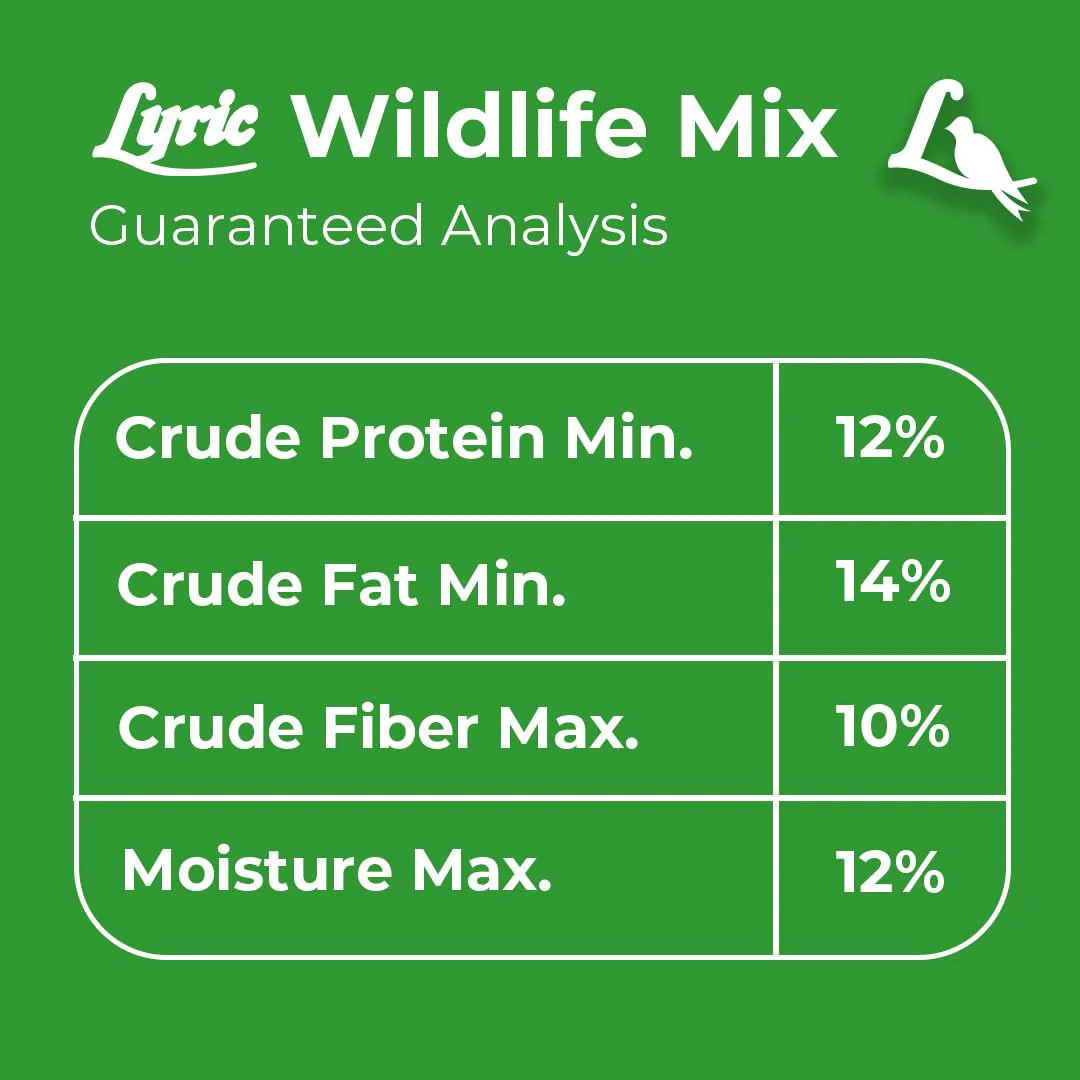 Lyric Wildlife Critter Food for Deer, Squirrels, Turkeys & Rabbits, Wild Bird Seed for Outside Feeders, 10 lb Bag - Image 4