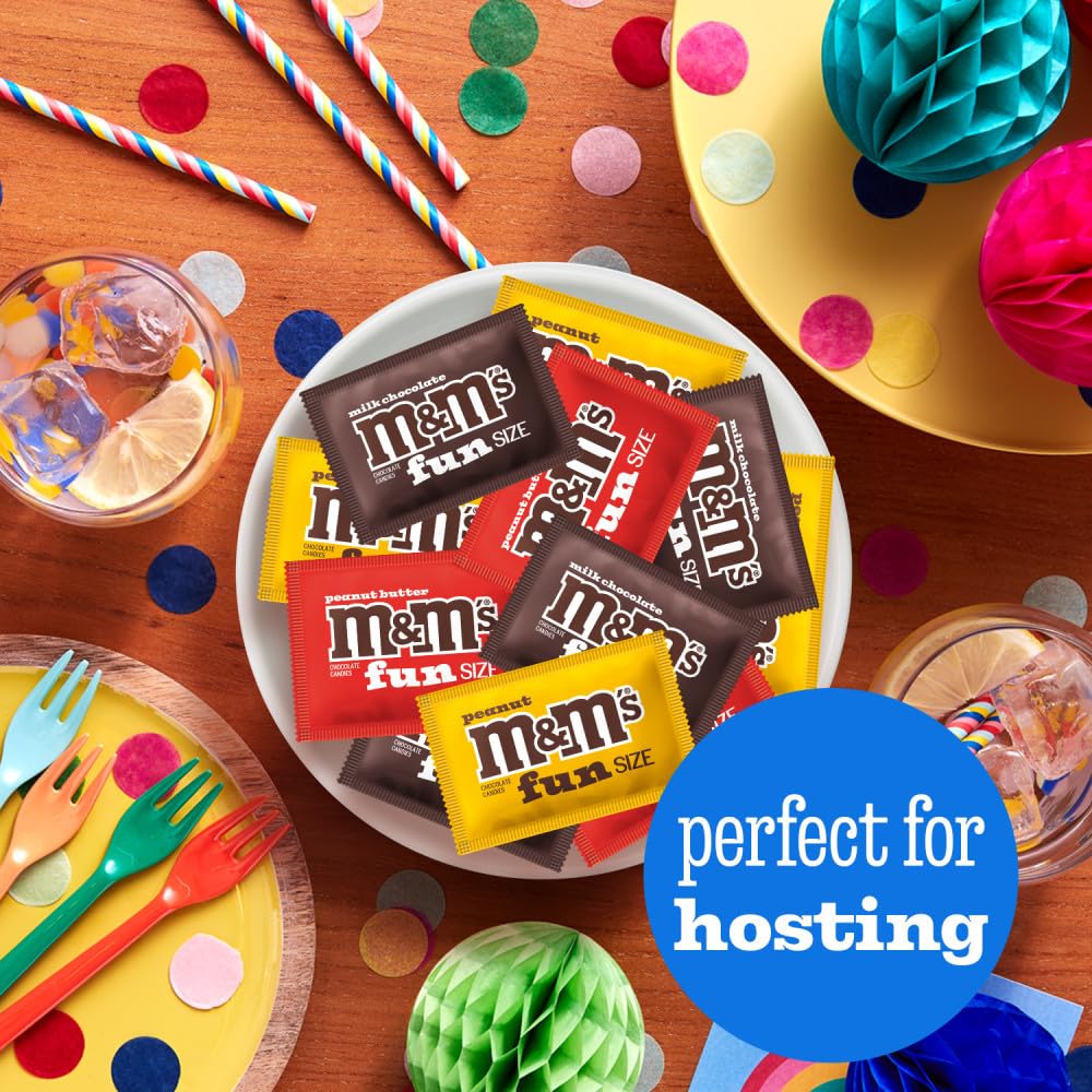 M&M'S Milk Chocolate, Peanut & Peanut Butter Easter Fun Variety Pack, Party Size, 19.41 Oz Bulk Candy Bag (1.36 Pounds) - Image 5
