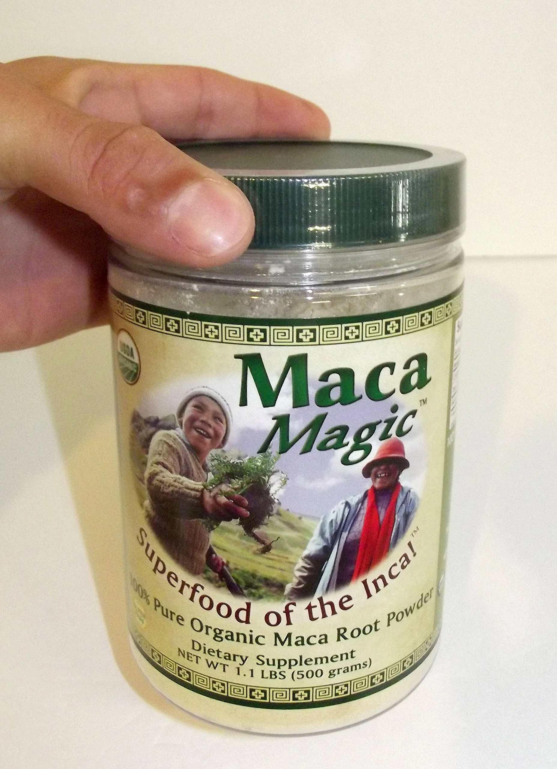 Maca Magic 100 Percent Pure USDA Organic Maca Root Powder in Wide Mouth Jar (1.1 LBS) - Image 3