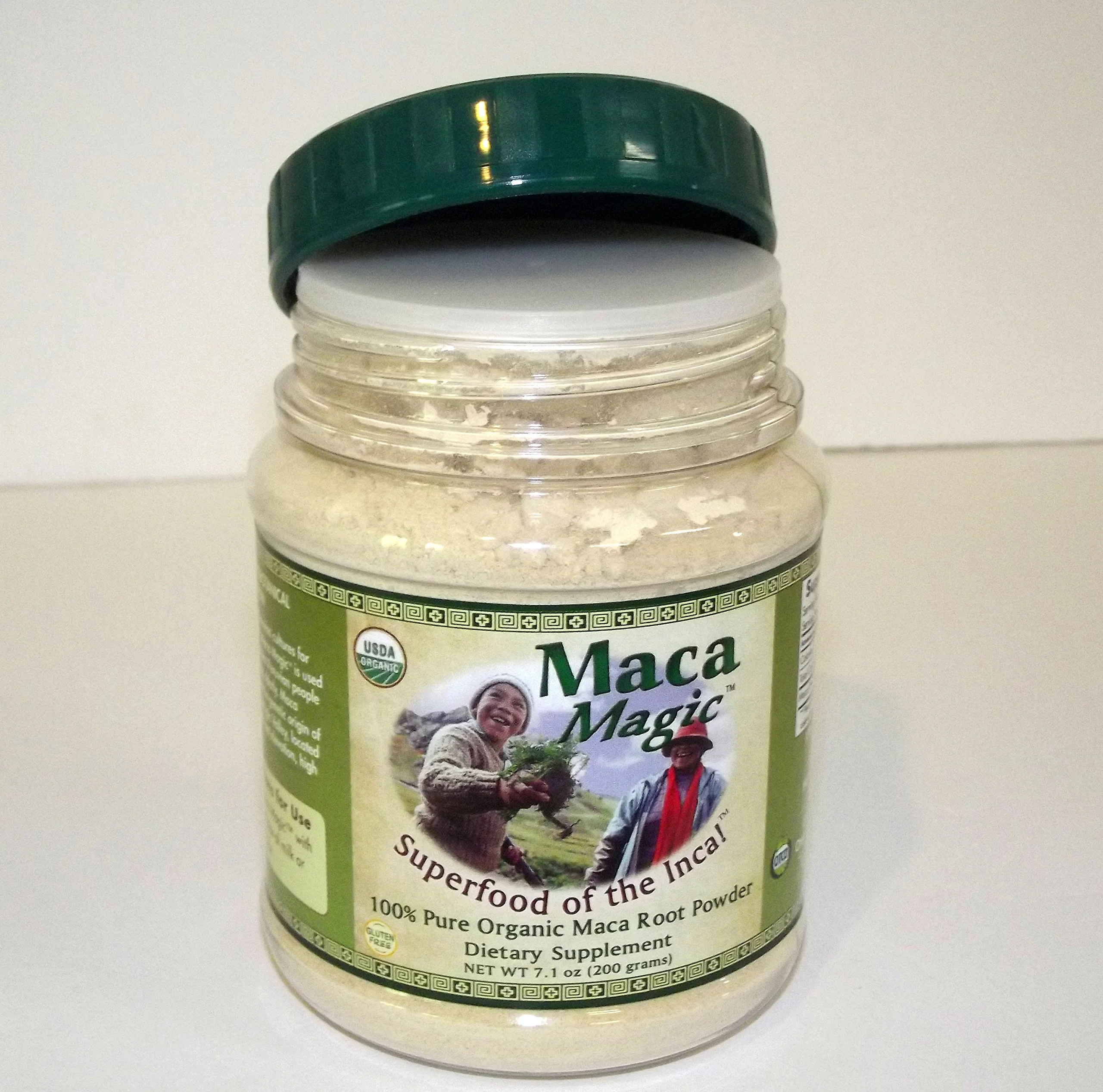 Maca Magic 100 Percent Pure USDA Organic Maca Root Powder in Wide Mouth Jar (7.1 OZ) - Image 3