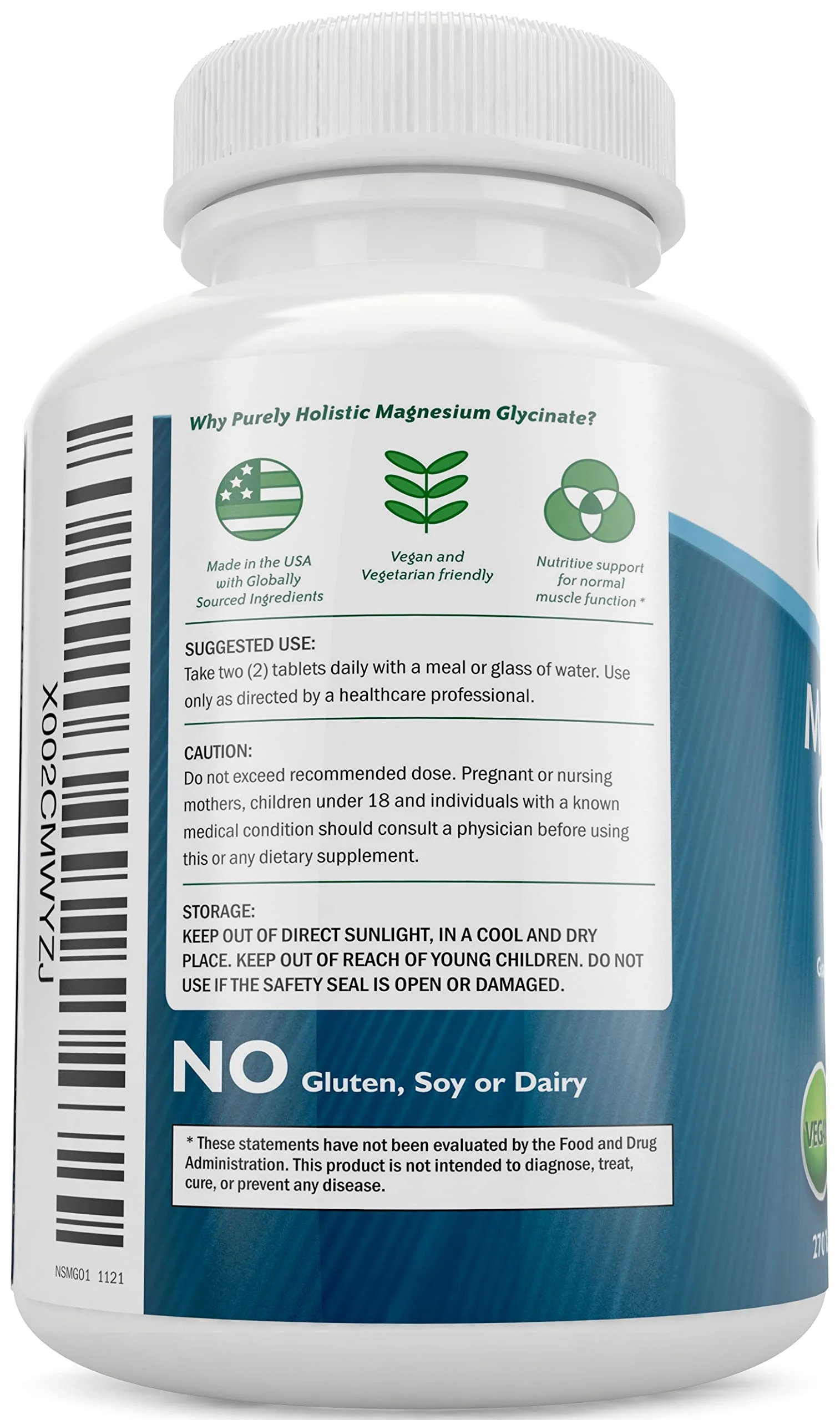 Magnesium Glycinate 400mg | 4+ Month Supply | Sleep, Relaxation & Muscle Support | High Absorption Chelated Magnesium Supplement for Women & Men | Gentle on Digestion | Vegan | 270 Tablets - Image 9