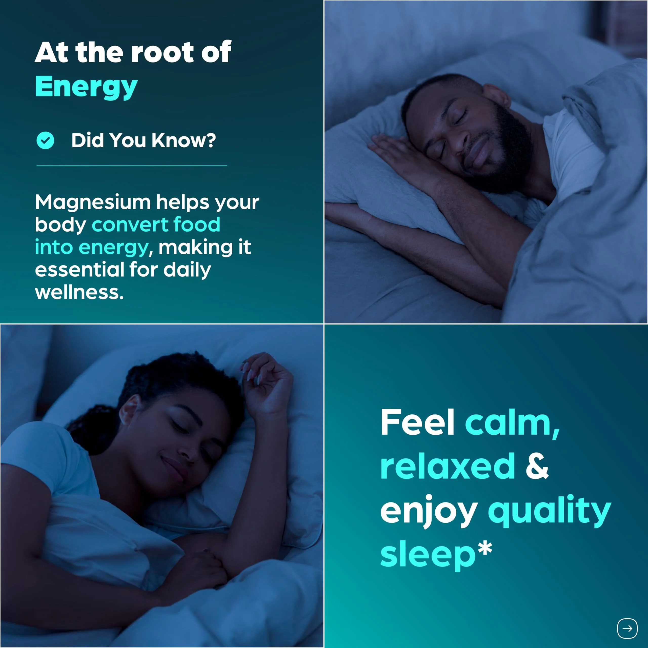 Magnesium Glycinate 400mg High Absorption Capsules with Quercetin | Quality Sleep, Relaxation & Muscle Health Supplement for Women and Men | Chelated Magnesium 120 Count (Pack of 1) | Easy to Swallow - Image 6