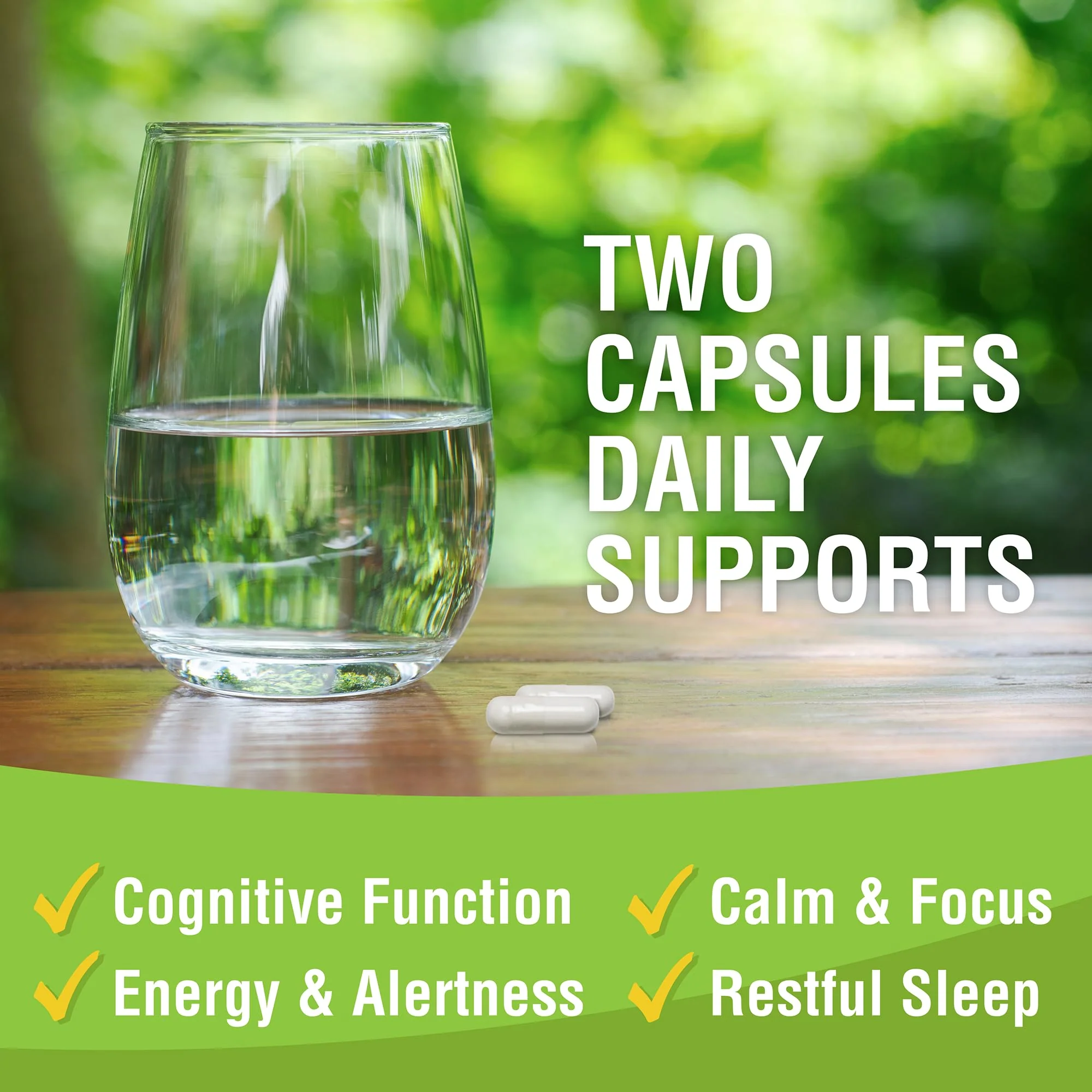 Magtein - Magnesium L-Threonate Supplement, Memory, Focus, Sleep & Brain Health Formula for Men & Women, Cognitive Support for Adults, Clinically Researched - 60 Veg Capsules - Image 3