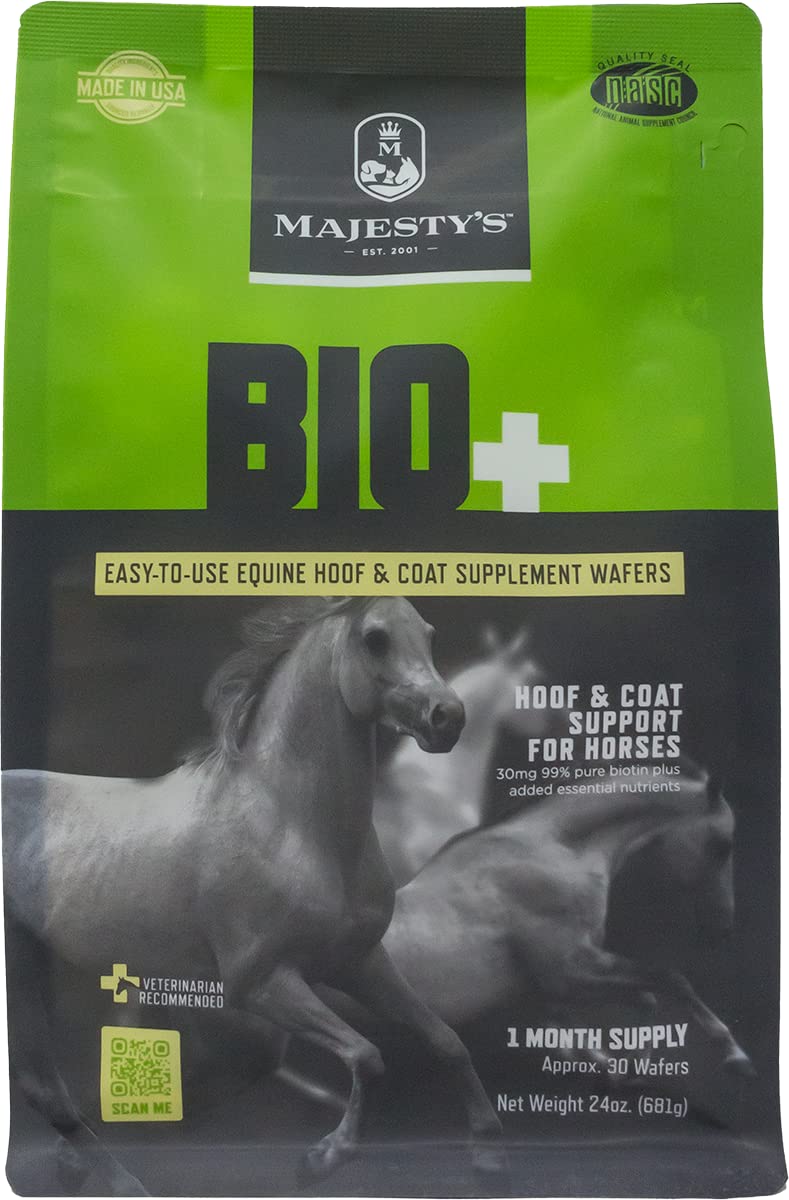 Majesty's Biotin Wafers - Superior Horse / Equine Hoof and Coat Support Supplement - Copper, Zinc, Lysine, Methionine - 30 Count (1 Month Supply) - Image 2