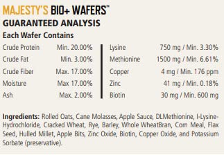 Majesty's Biotin Wafers - Superior Horse / Equine Hoof and Coat Support Supplement - Copper, Zinc, Lysine, Methionine - 30 Count (1 Month Supply) - Image 8