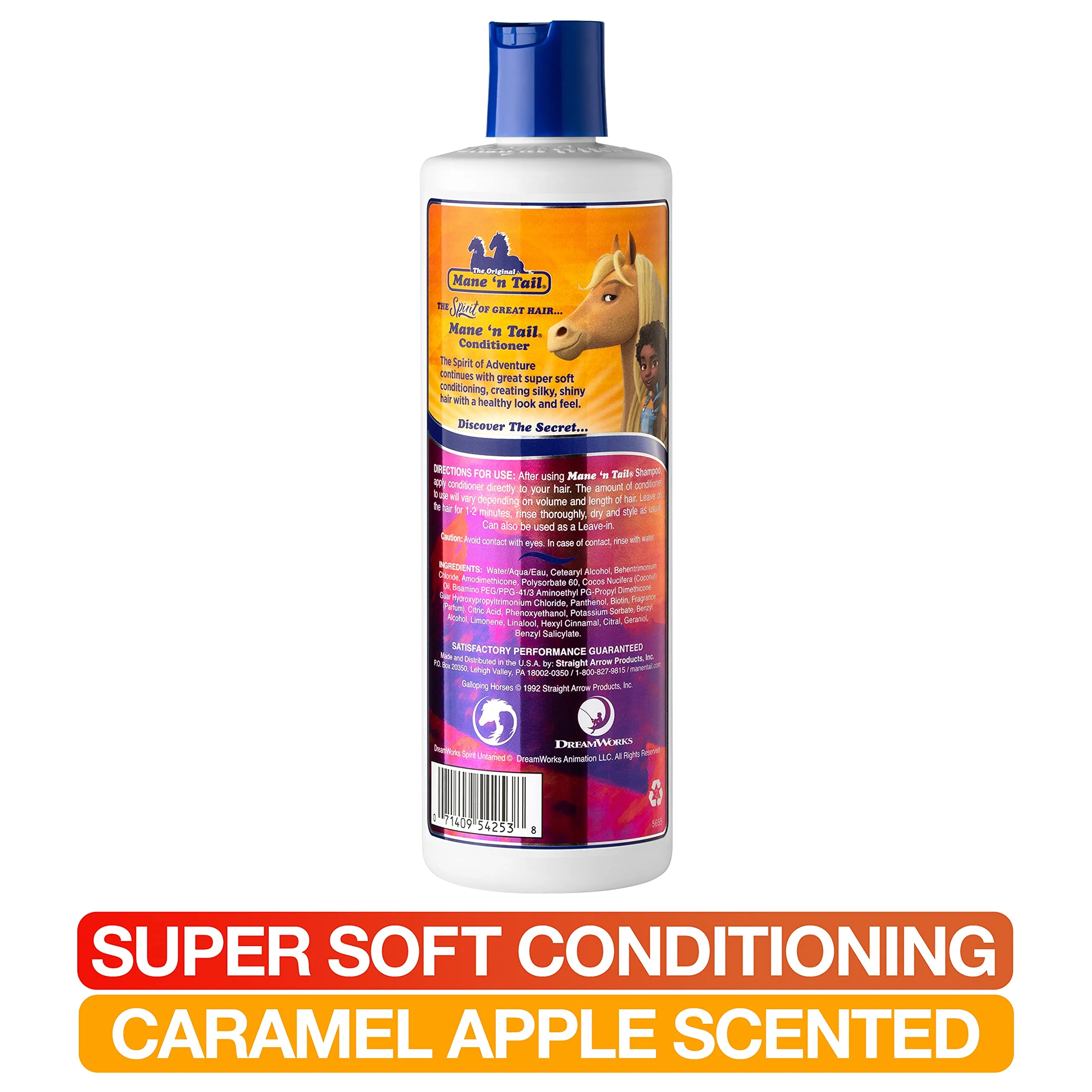 Mane 'n Tail Spirit Untamed Conditioner – Caramel Apple Scented, Gentle Leave-in Conditioner for Silky, Shiny Hair (11.2 oz) - Image 4