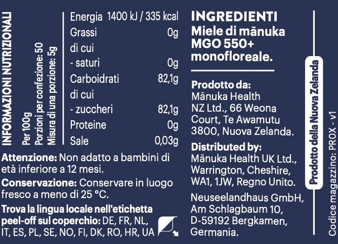 Manuka Health UMF 16+/MGO 573+ Manuka Honey (250g/8.8oz), Superfood, Authentic Raw Honey from New Zealand - Image 9