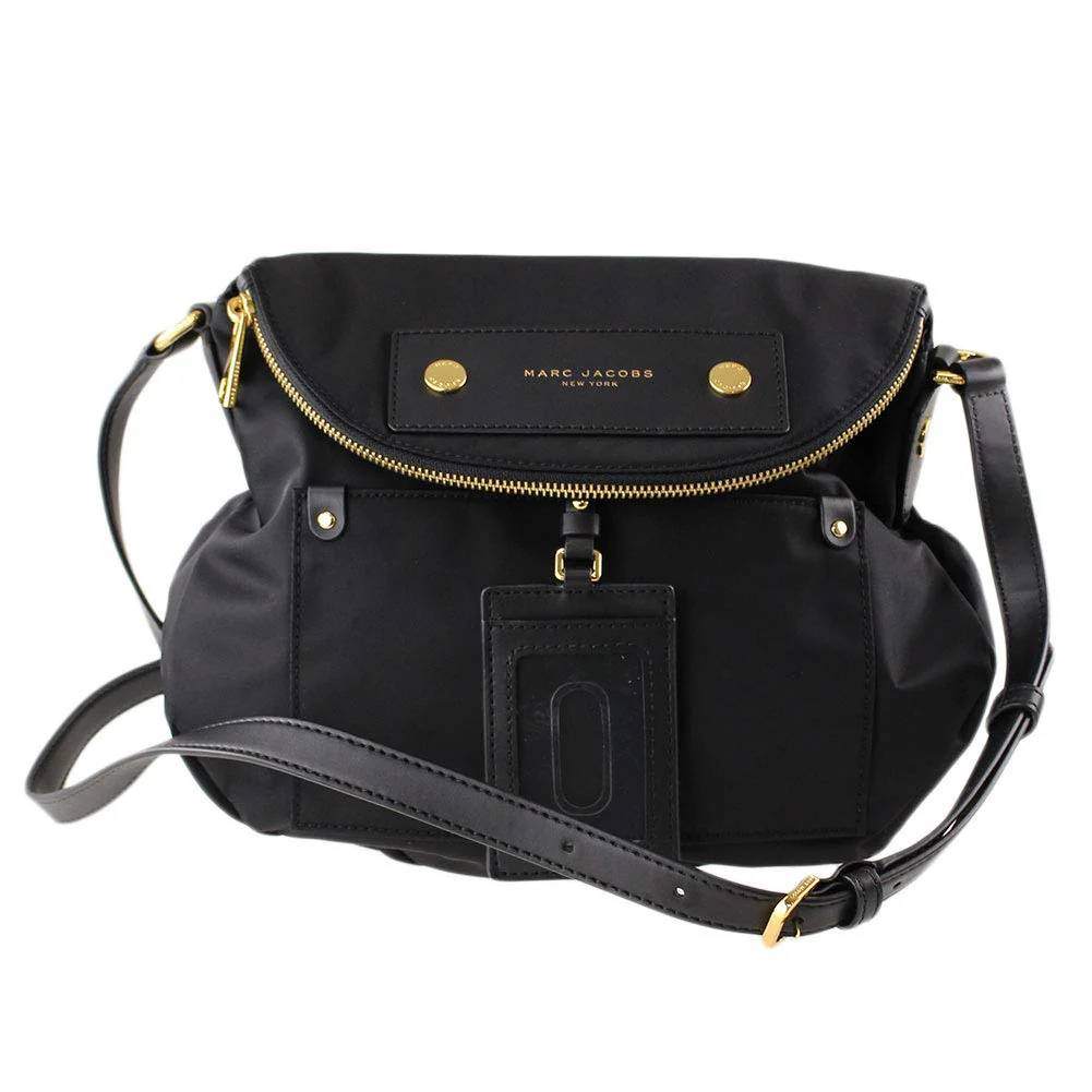 Marc Jacobs Preppy Natasha Nylon Crossbody Bag, Black, Medium - Image 4