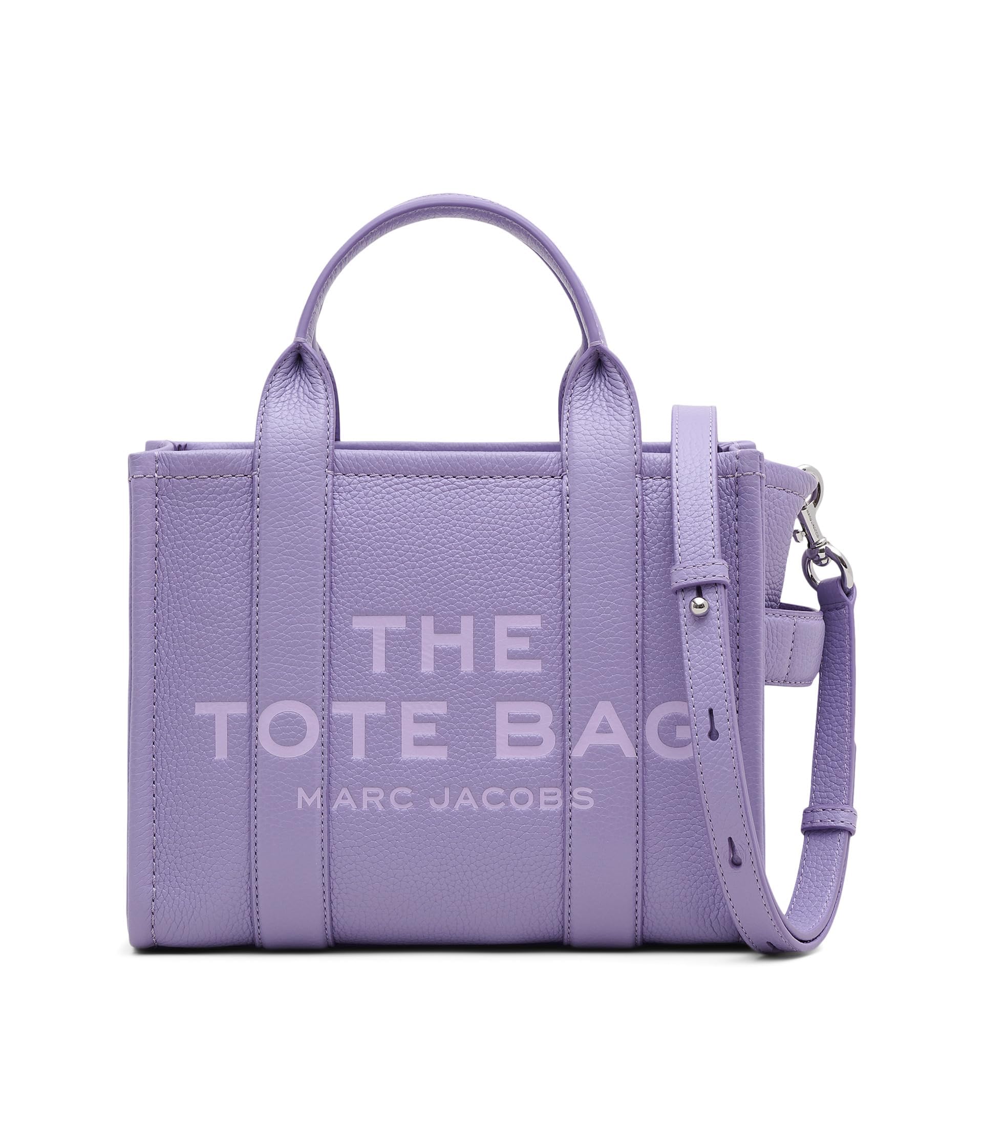 Marc Jacobs The Leather Mini Tote Bag Lavender One Size