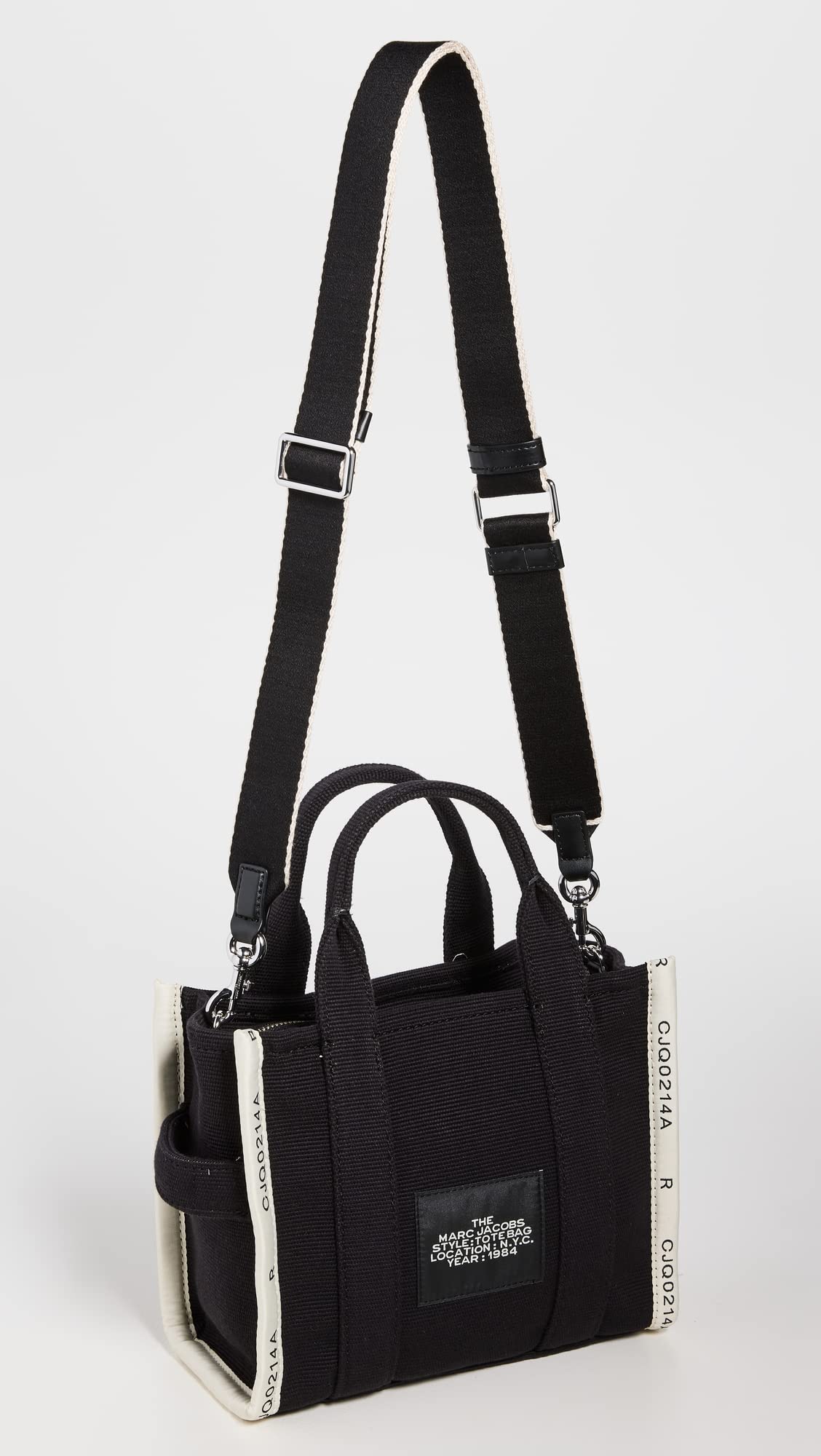 Marc Jacobs Women's Mini Traveler Tote, Black, One Size - Image 4