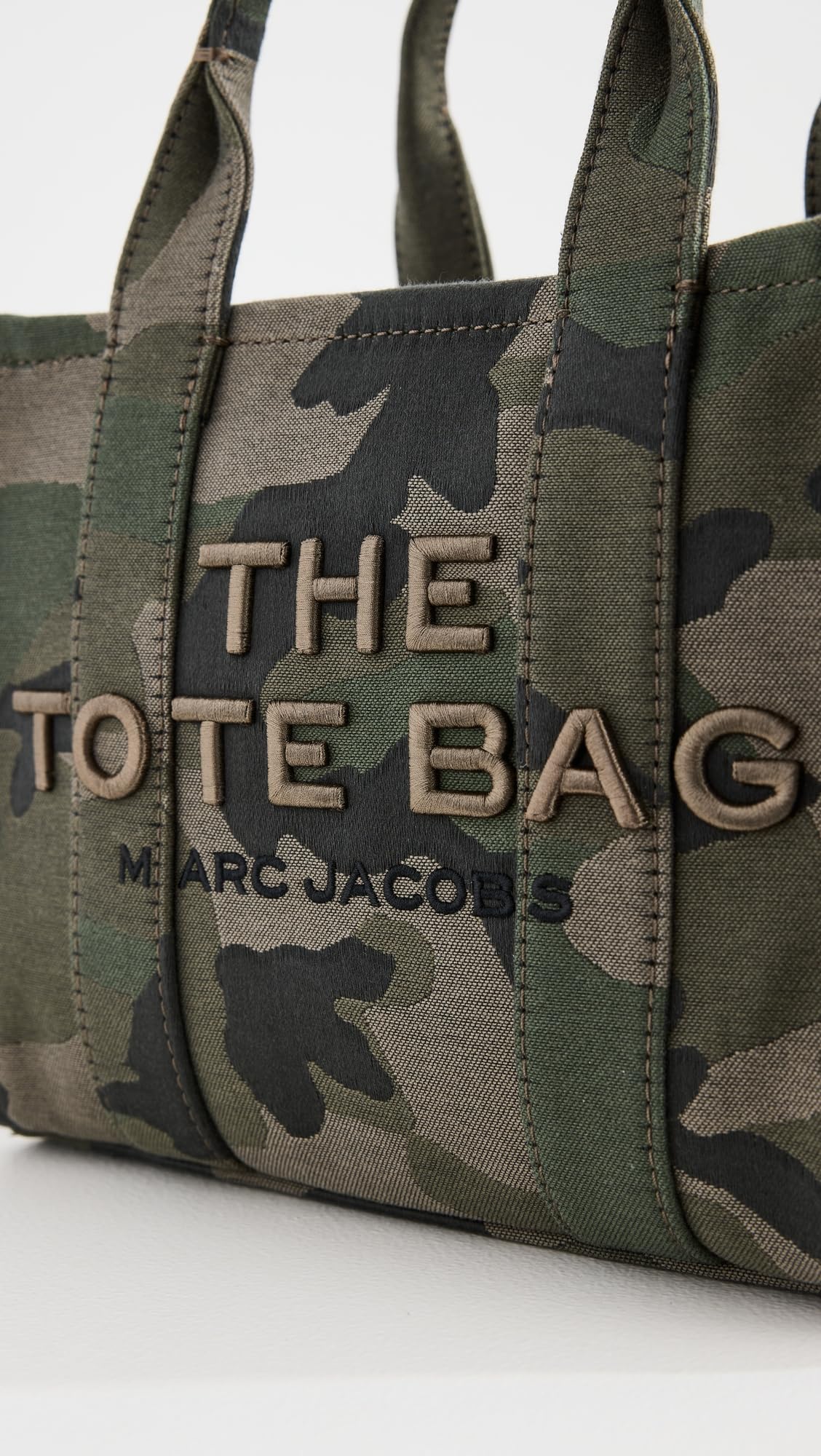 Marc Jacobs Women's The Camo Jacquard Small Tote Bag, Camo Multi, One Size - Image 3