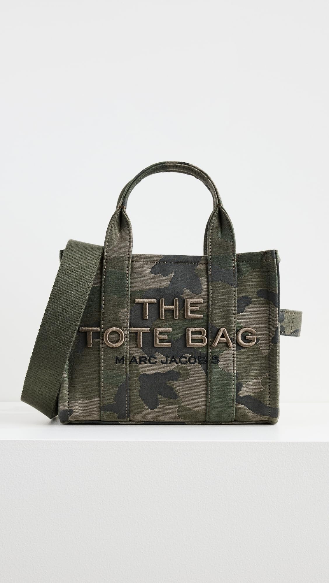 Marc Jacobs Women's The Camo Jacquard Small Tote Bag, Camo Multi, One Size - Image 5