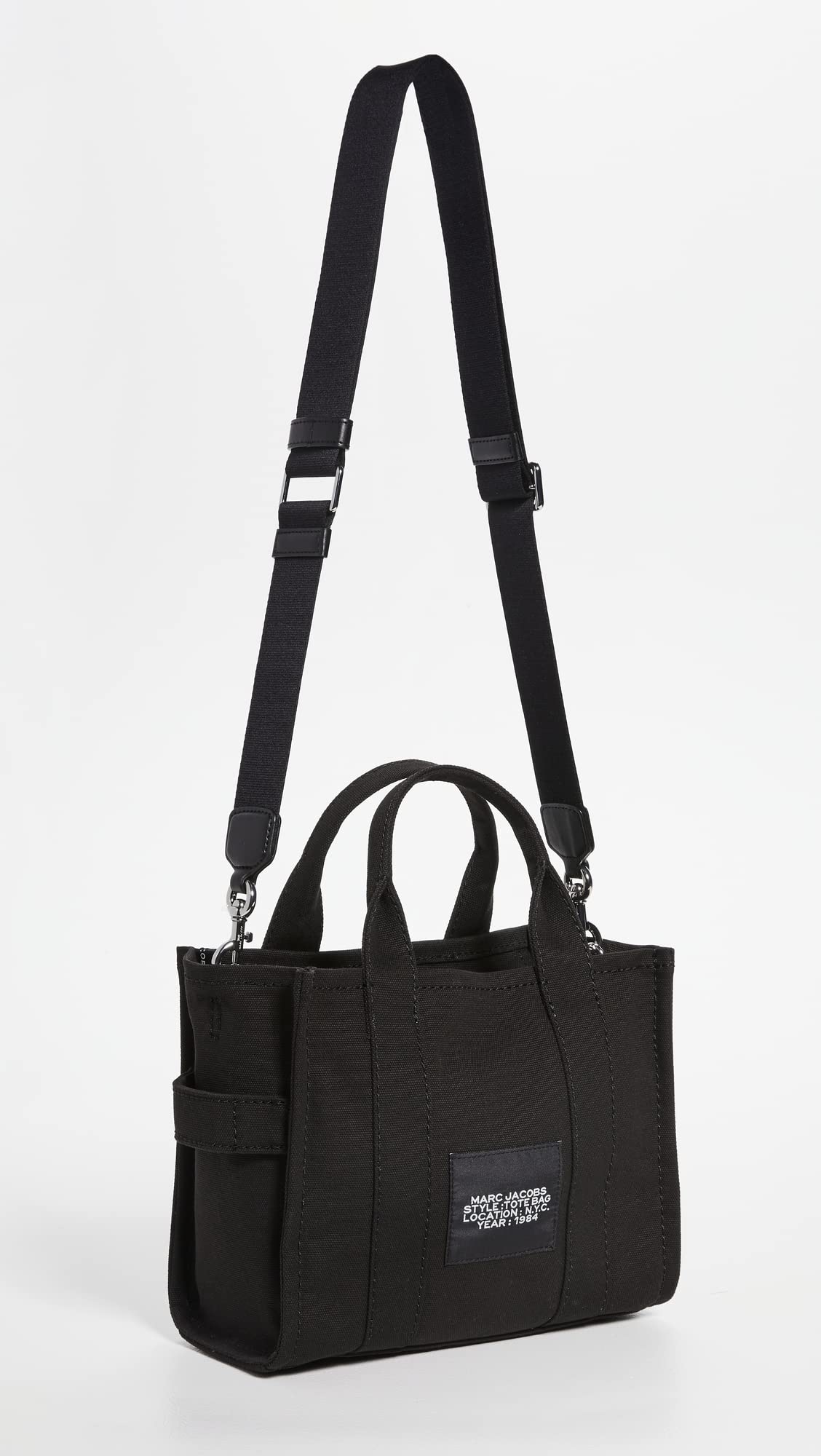Marc Jacobs Women's The Canvas Small Tote Bag, Black, One Size - Image 4