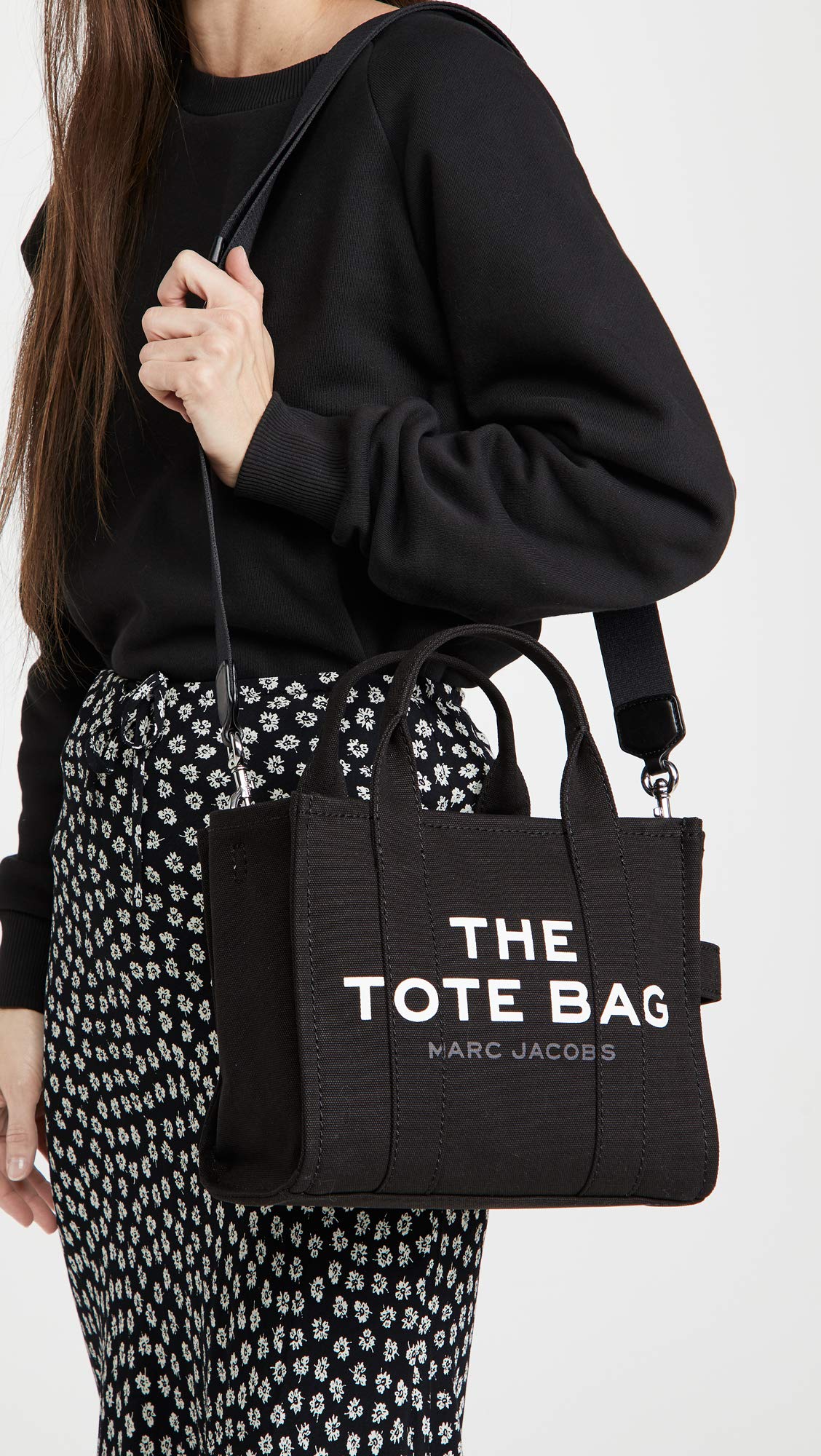 Marc Jacobs Women's The Canvas Small Tote Bag, Black, One Size - Image 6
