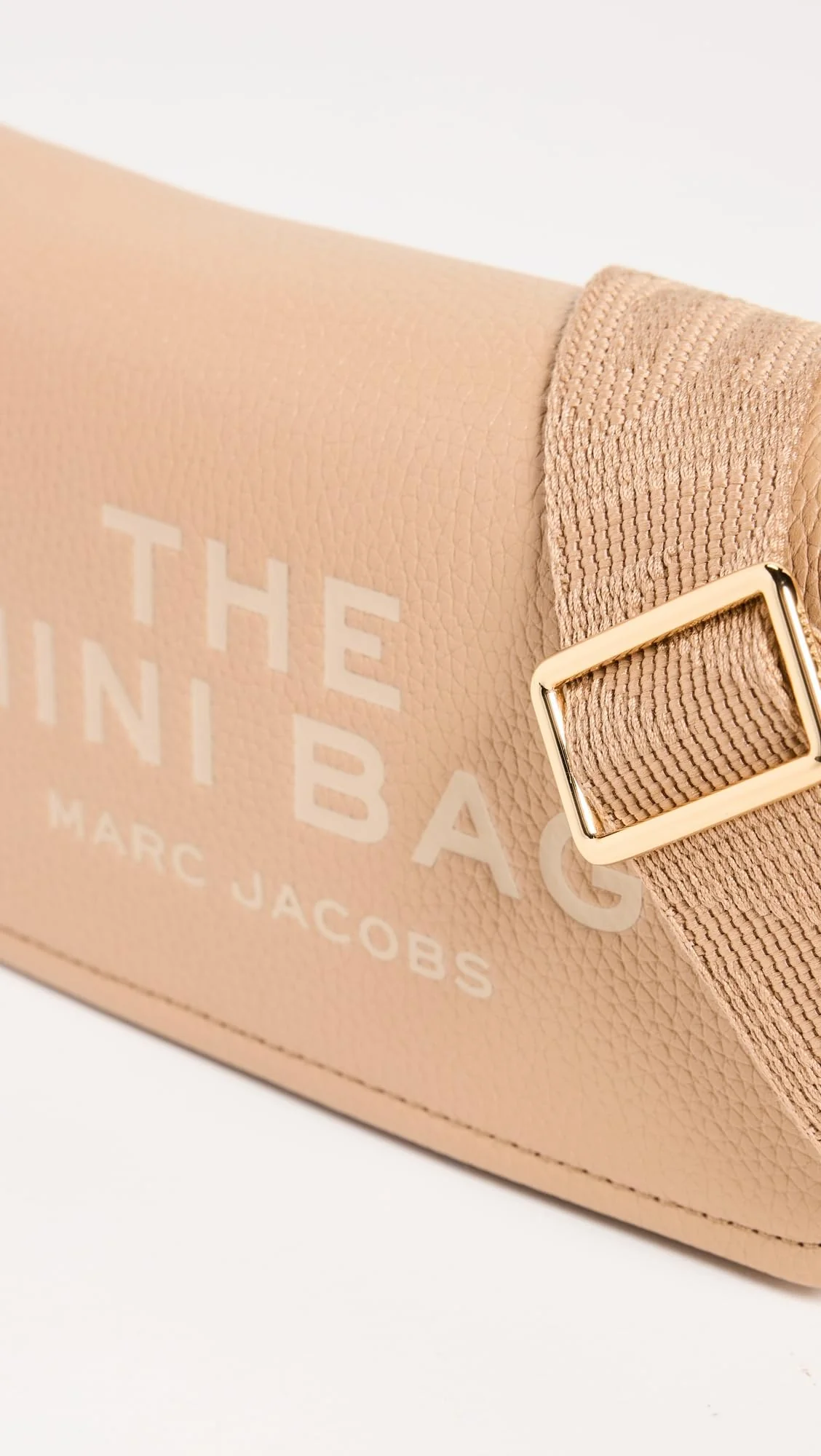 Marc Jacobs Womens The Leather Mini Bag Camel Onesize - Image 3