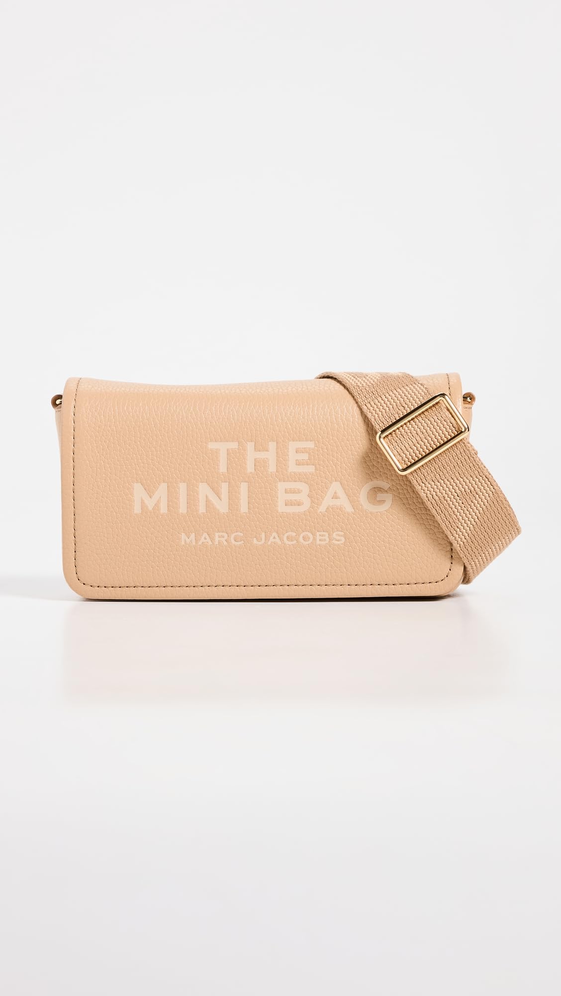 Marc Jacobs Womens The Leather Mini Bag Camel Onesize - Image 4