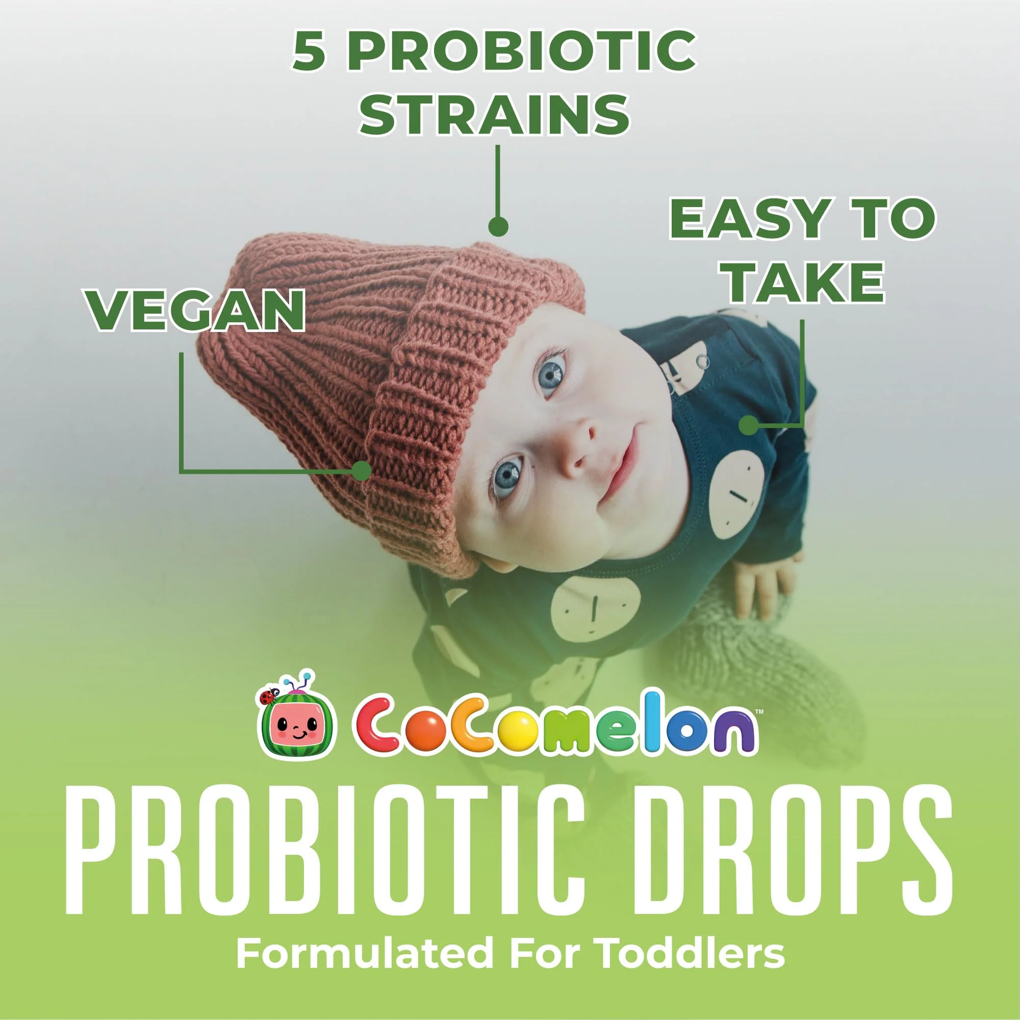 MaryRuth Organics Cocomelon Toddler Probiotic Liquid Drops | Kids Probiotics for Ages 1-3 | 5 Probiotic Strains | 150 Billion CFU Per Serving | USDA Organic | Sugar Free | Gluten Free | 1 Fl Oz - Image 12