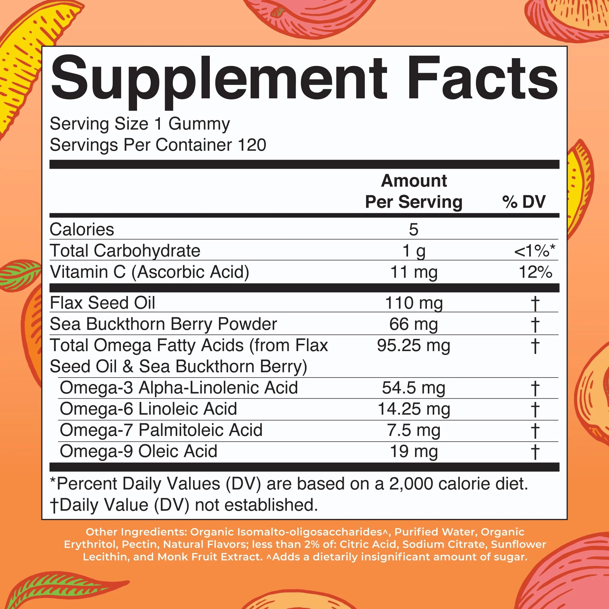 MaryRuth Organics Vegan Omega 3 6 7 9 Gummies | Up to 4 Month Supply | Omega 3 Supplement with Flaxseed Oil | Omega 3 Gummies | No Fish Taste | Non-GMO | 120 Count - Image 10