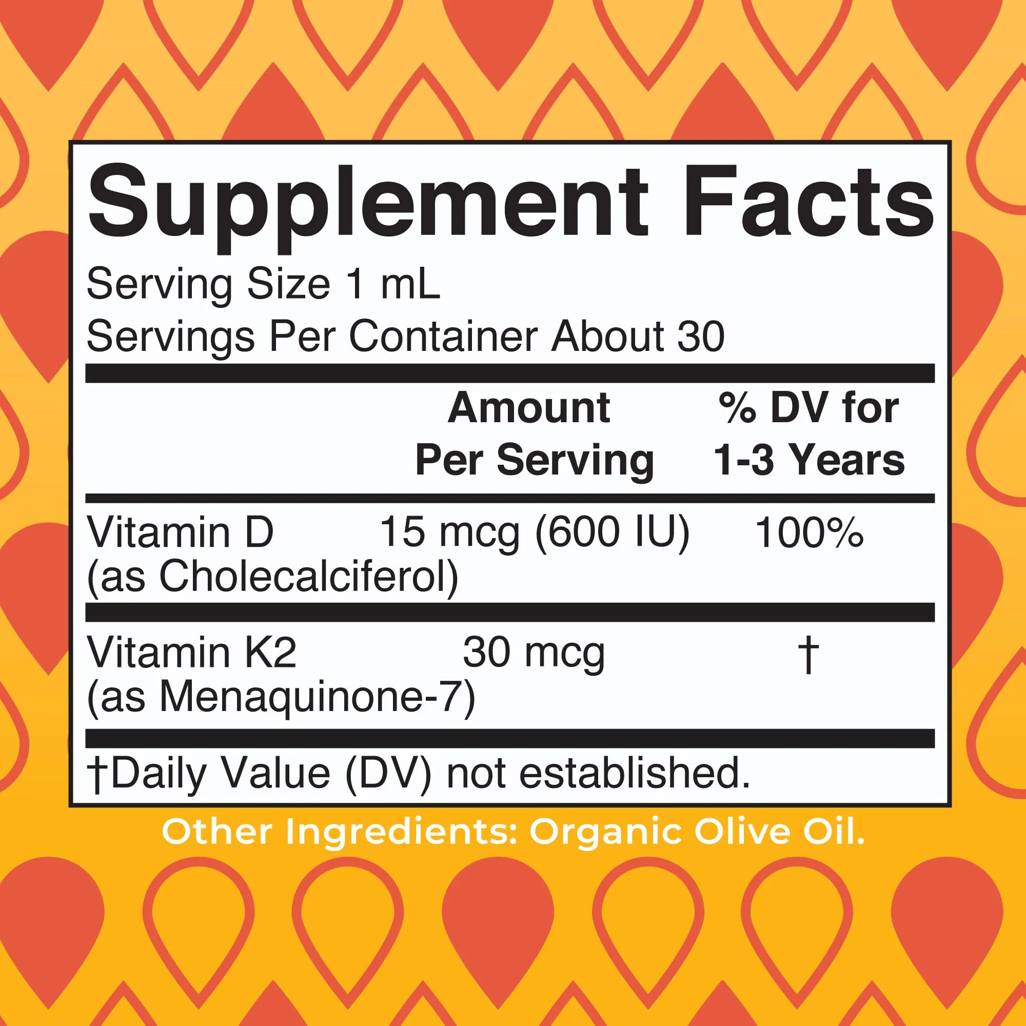 MaryRuth Organics Vitamin D3 | Vitamin K2 | Vitamin D3 K2 Drops | K2 D3 Vitamin Liquid Supplement for Toddlers | Kids Supplement for Calcium Absorption Strong Bones | Vegan | Gluten Free | 1 Fl Oz - Image 9