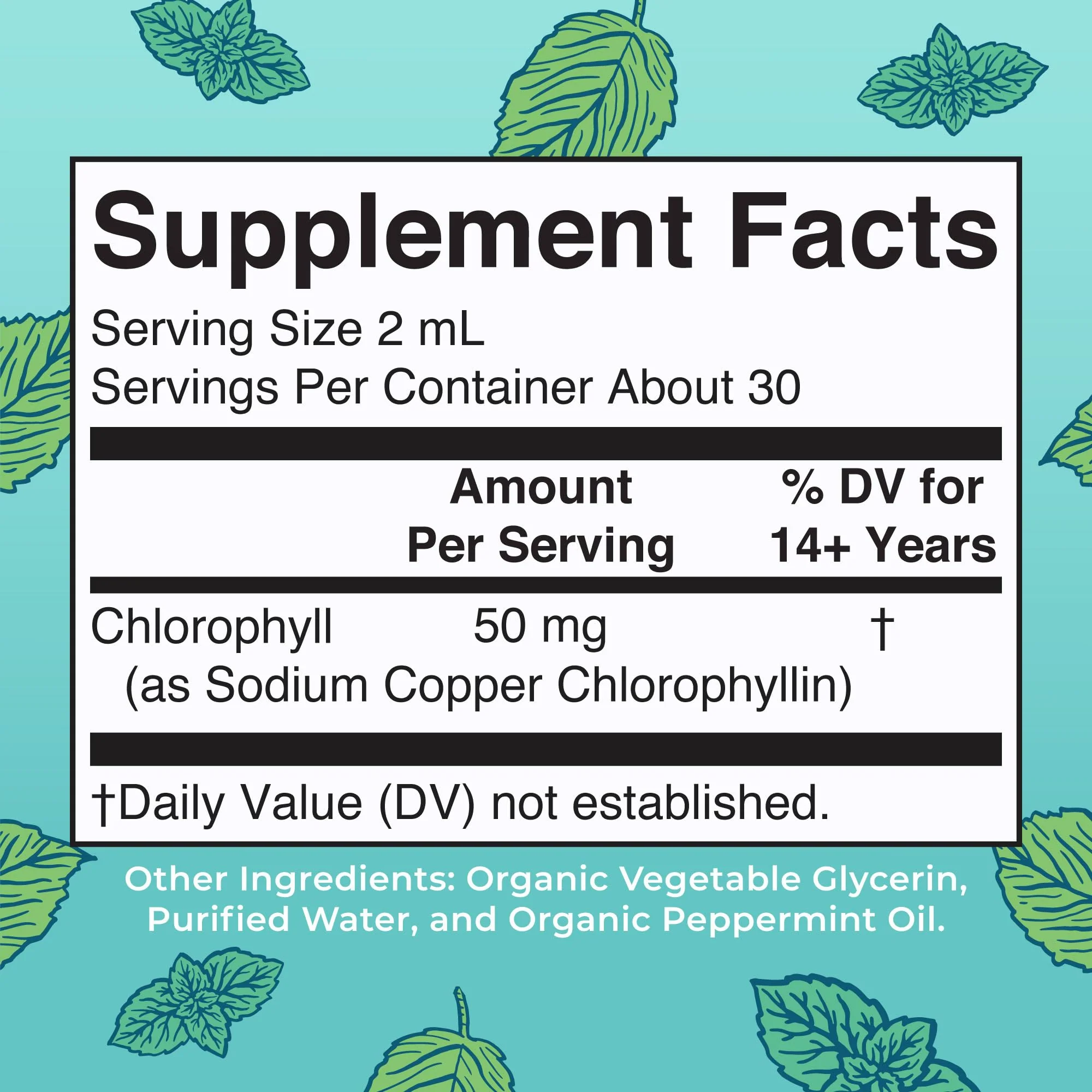 MaryRuth's Chlorophyll Liquid Drops | Clean Label Project Certified® | Vegan | Non-Diluted Liquid Chlorophyll| Mulberry Derived Supplement for Ages 14+ | Non-GMO | Delicious Minty Flavor | 2 Fl Oz - Image 9