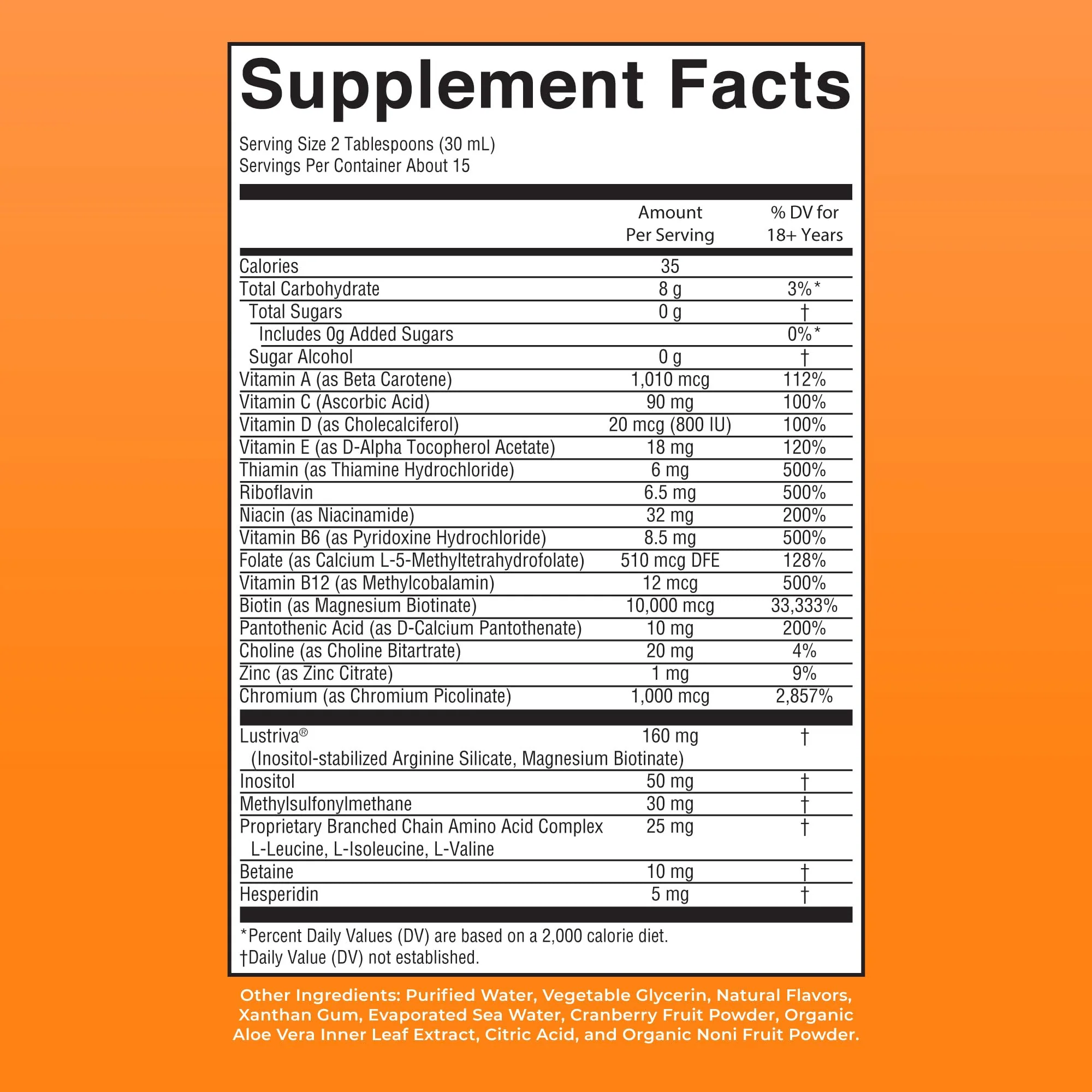 MARYRUTH'S Liquid Multivitamin+Hair Growth | Biotin 10000mcg | Lustriva Hair Growth Supplement | Clinically Tested in Women for Thicker Hair&Facial Wrinkle | Skin Care | Ages 18+ | 15.22 Fl Oz - Image 3