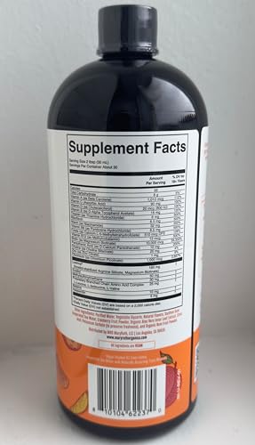 MARYRUTH'S Liquid Multivitamin+Hair Growth | Clinically Tested for Thicker Hair & Facial Wrinkles in Women | Biotin 10000mcg | Lustriva Hair Growth Supplement | Skin Care | Age 18+ | 30 Fl Oz - Image 3