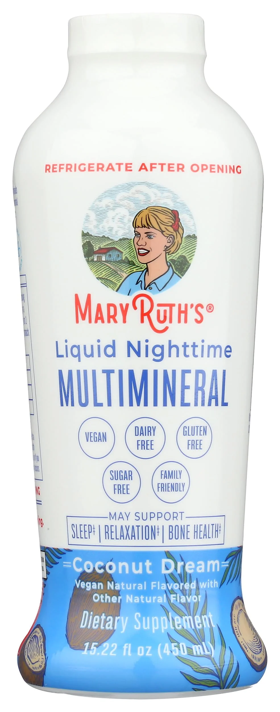 MaryRuth's Liquid Nighttime Multimineral | No Melatonin | Bedtime Routine | Magnesium Citrate | Calcium | Zinc | Vitamin D3| Available in 4 Flavor - Vegan | Sugar Free | Gluten Free | 15.22 Oz - Image 8