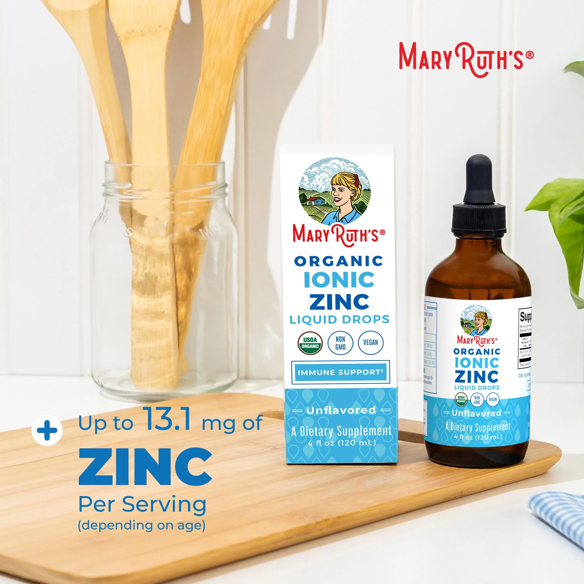 MaryRuth's Organic Liquid Zinc Supplement for Kids & Adults | Immune Support | Skin Health | Antioxidant | Cellular Metabolism | Zinc Sulfate | Vegan | Non-GMO | Sugar Free | Gluten Free | 4 oz - Image 4