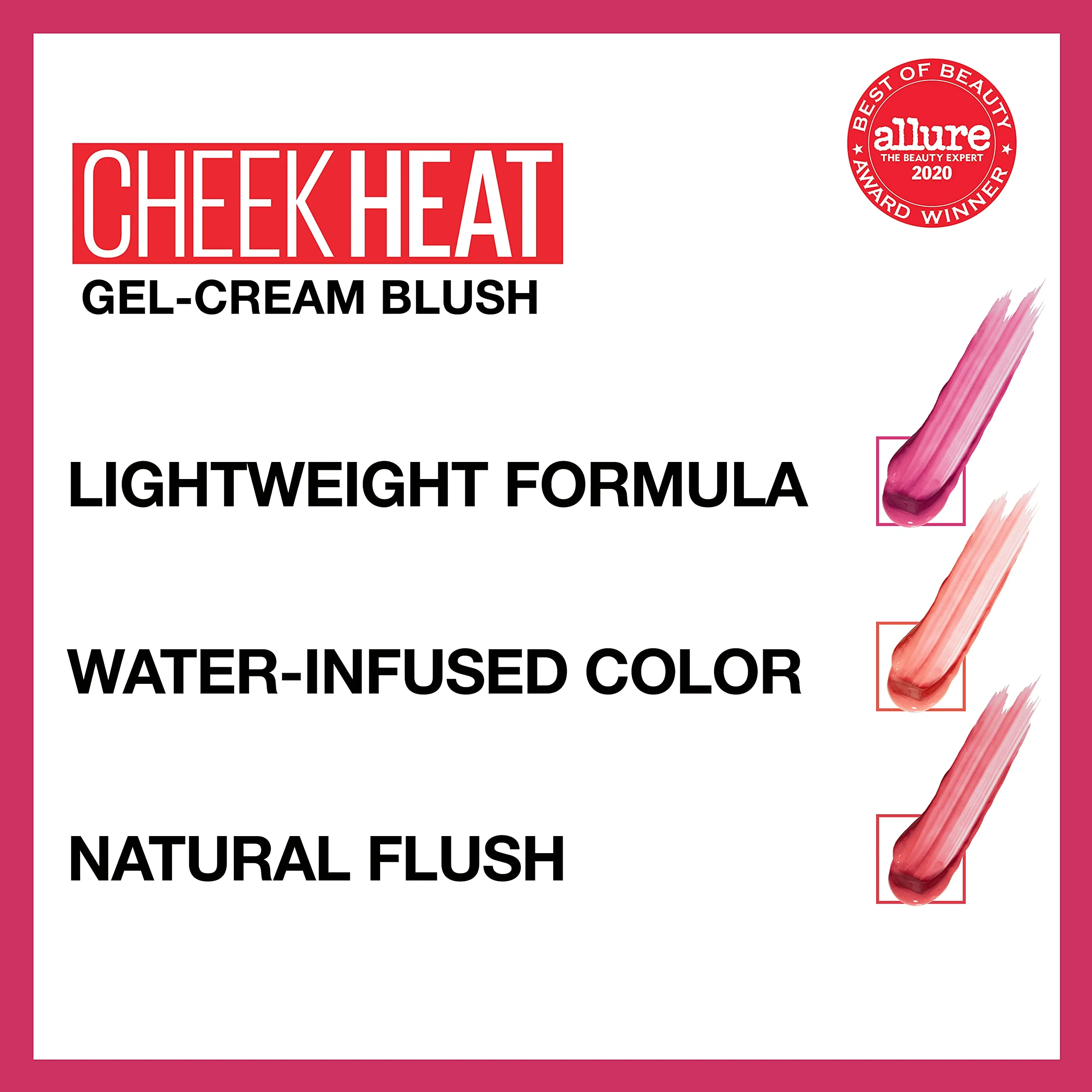 Maybelline Cheek Heat Gel-Cream Blush Makeup, Lightweight, Breathable Feel, Sheer Flush Of Color, Natural-Looking, Dewy Finish, Oil-Free, Pink Scorch, 1 Count - Image 4