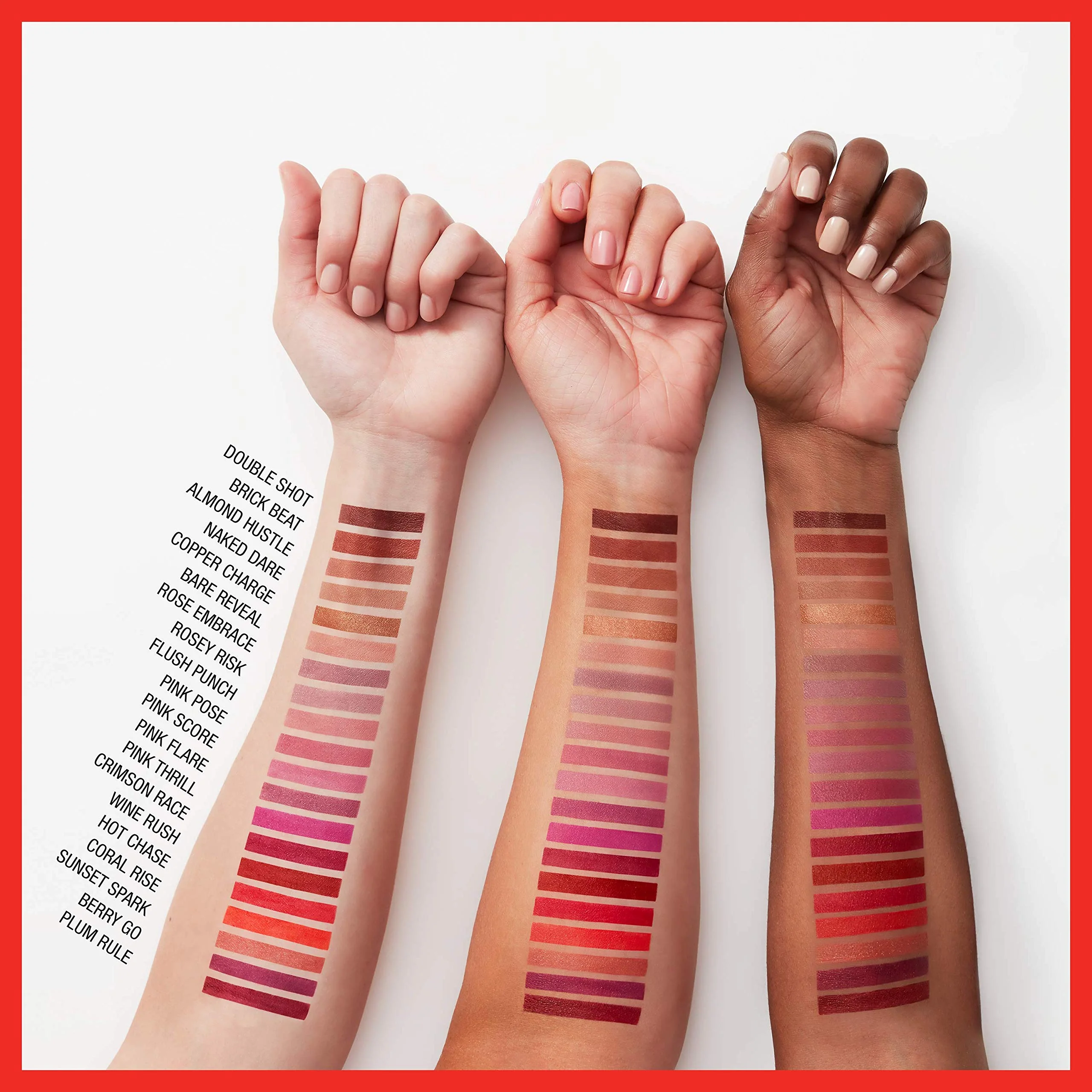 Maybelline Color Sensational Lipstick, Lip Makeup, Cream Finish, Hydrating Lipstick, Nude, Pink, Red, Plum Lip Color, Red Revolution, 0.15 oz; (Packaging May Vary) - Image 4