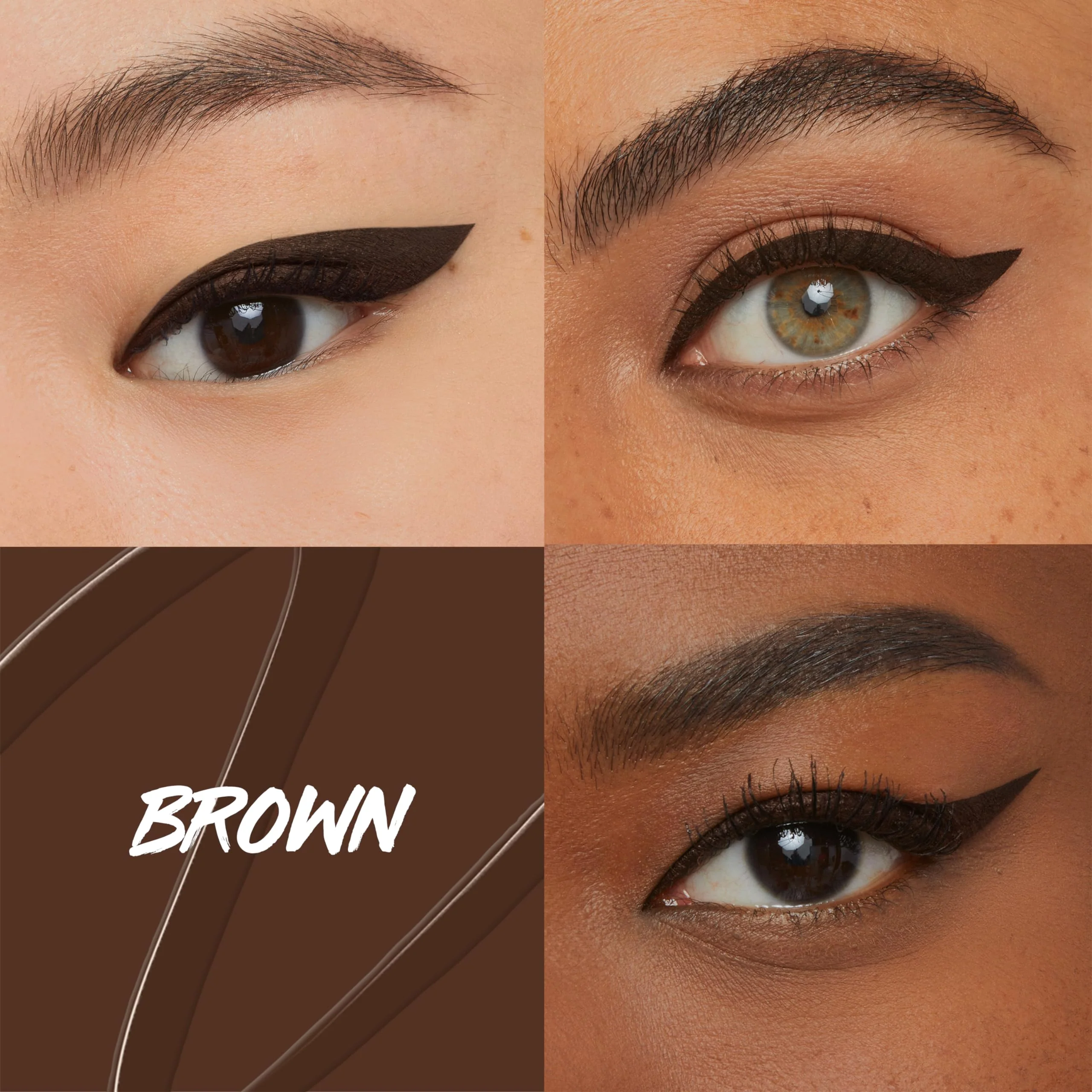 Maybelline Eyestudio Master Precise All Day Waterproof Liquid Eyeliner Makeup, Forest Brown, 1 Count (Packaging May Vary) - Image 7