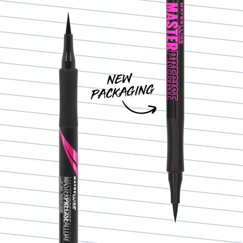 Maybelline Eyestudio Master Precise All Day Waterproof Liquid Eyeliner Makeup, Forest Brown, 1 Count (Packaging May Vary) - Image 9