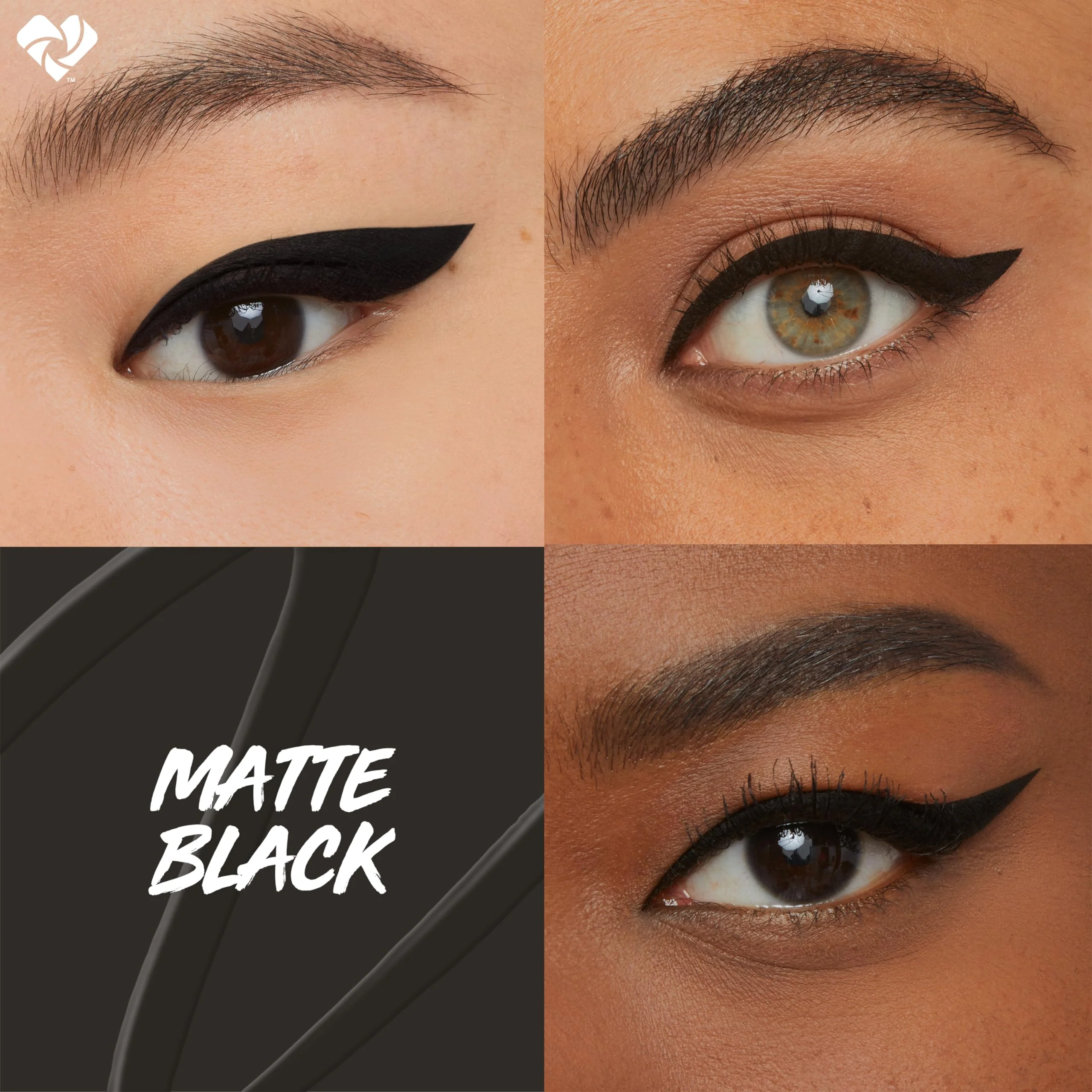 Maybelline Eyestudio Master Precise All Day Waterproof Liquid Eyeliner Makeup, Matte Black, 1 Count (Packaging May Vary) - Image 8