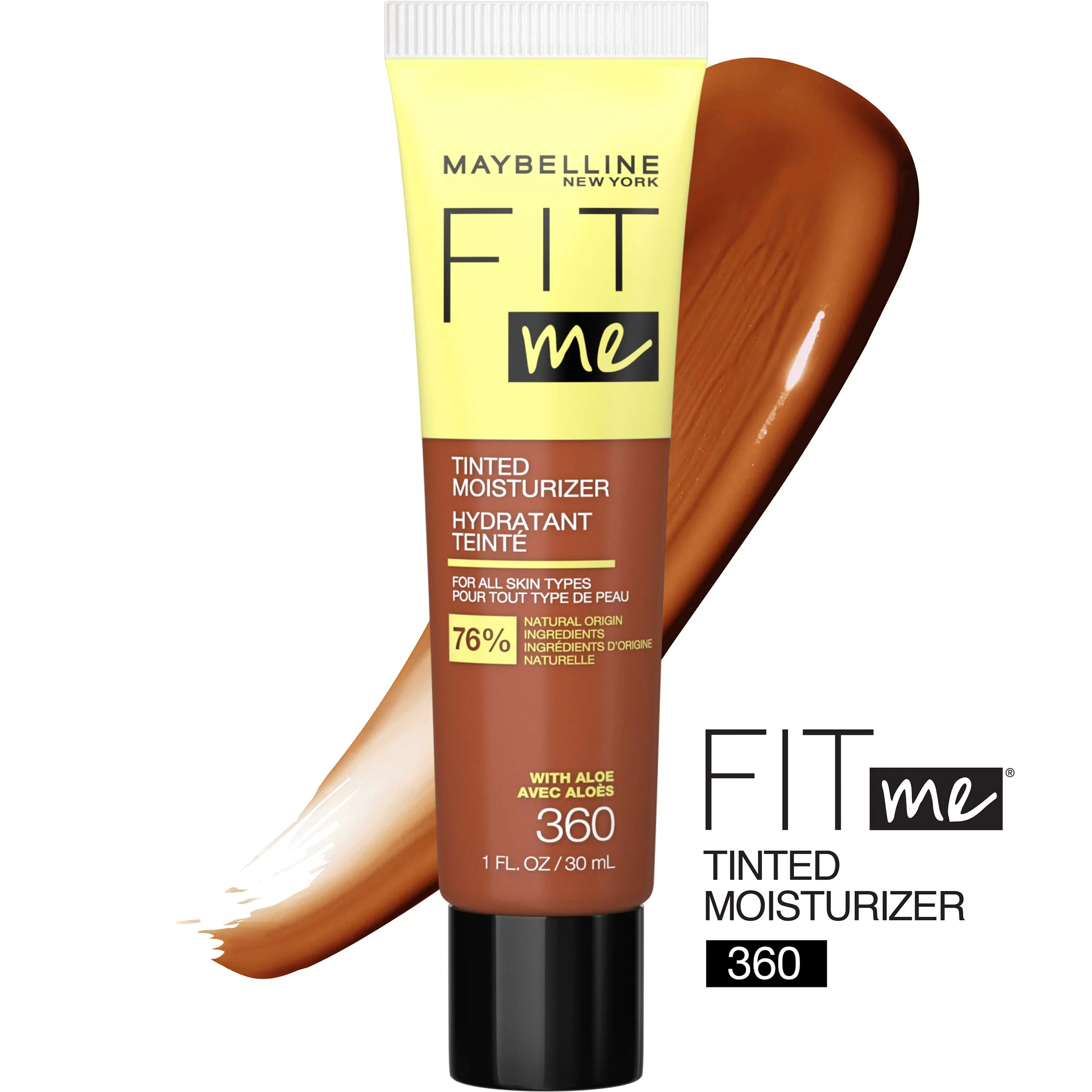 Maybelline Fit Me Tinted Moisturizer, Natural Coverage, Face Makeup, 360, 1 Count - Image 9