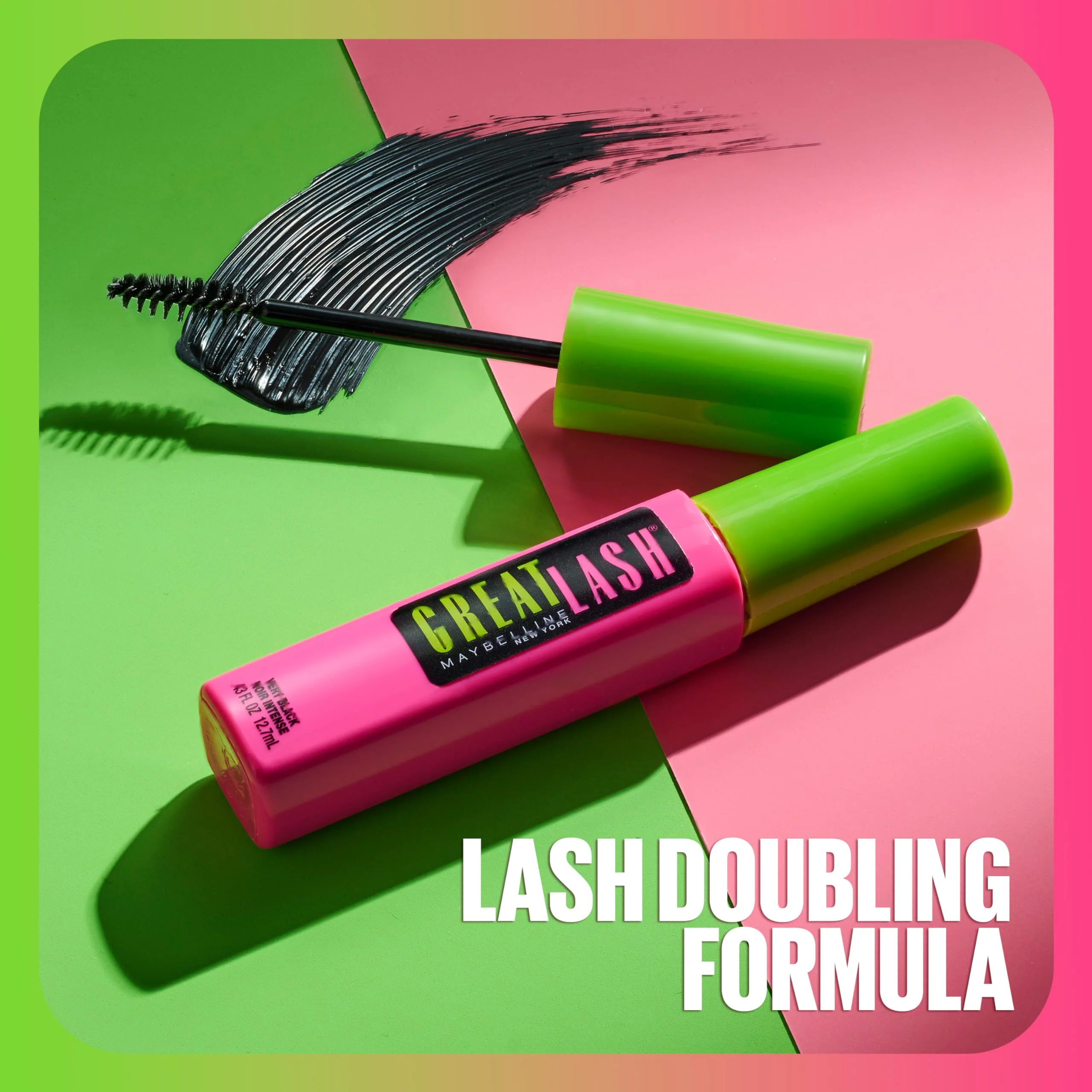 Maybelline Great Lash Clear Mascara, Conditioning Formula for Lashes and Eyebrows for a Natural Eye Makeup Look, 1 Count - Image 4