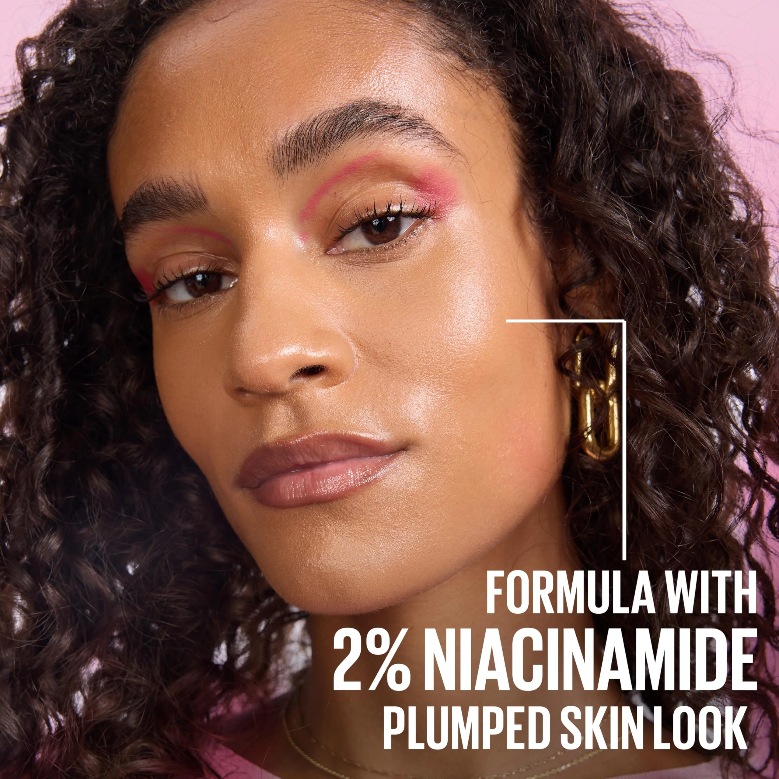 Maybelline Grippy Serum Primer, Hydrating Makeup Primer with 2% Niacinamide For Up To 24HR Make Up Wear, Clear, 1 Count - Image 4